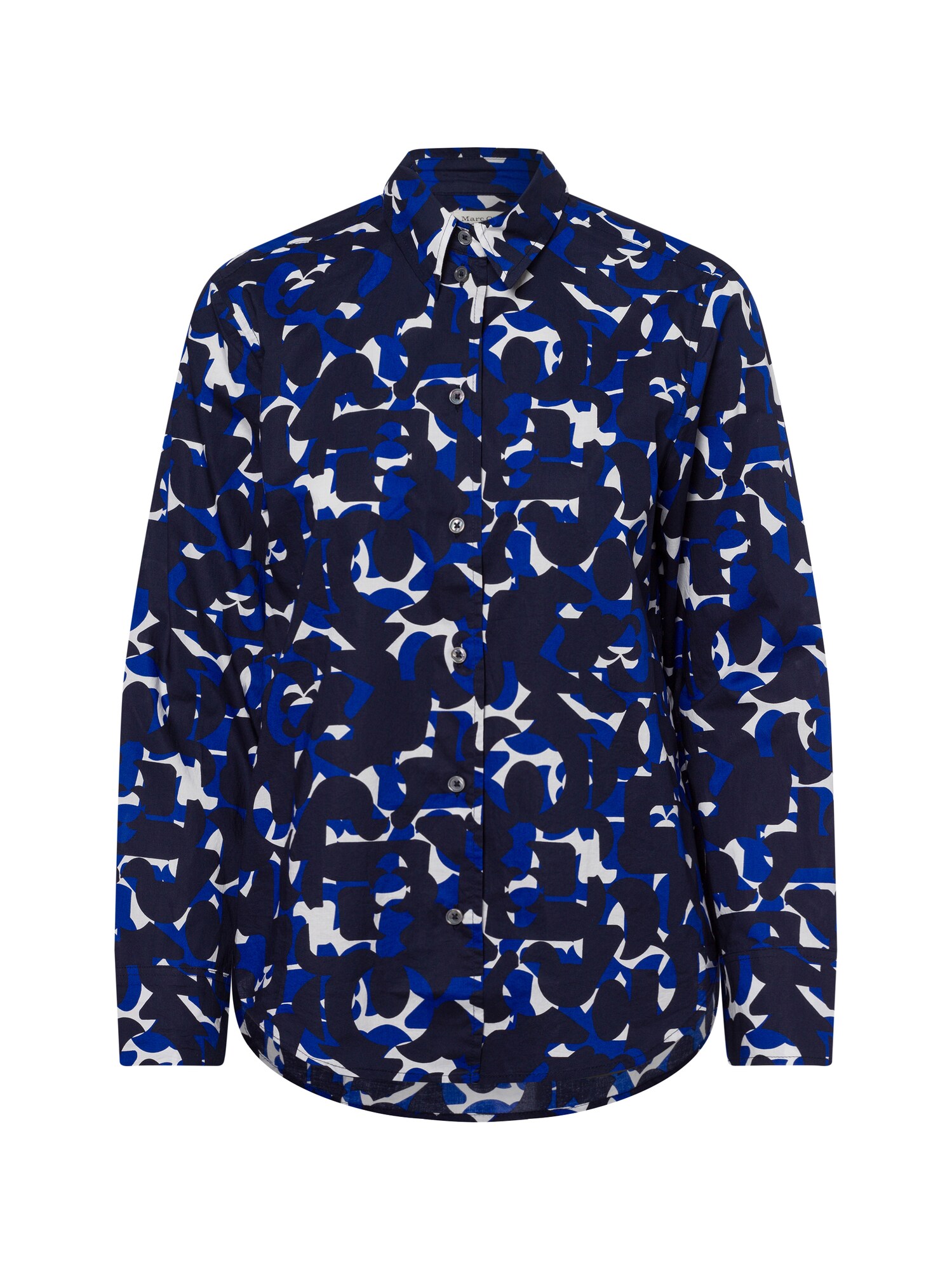 Marc O'Polo Blúzka námornícka modrá / indigo / biela