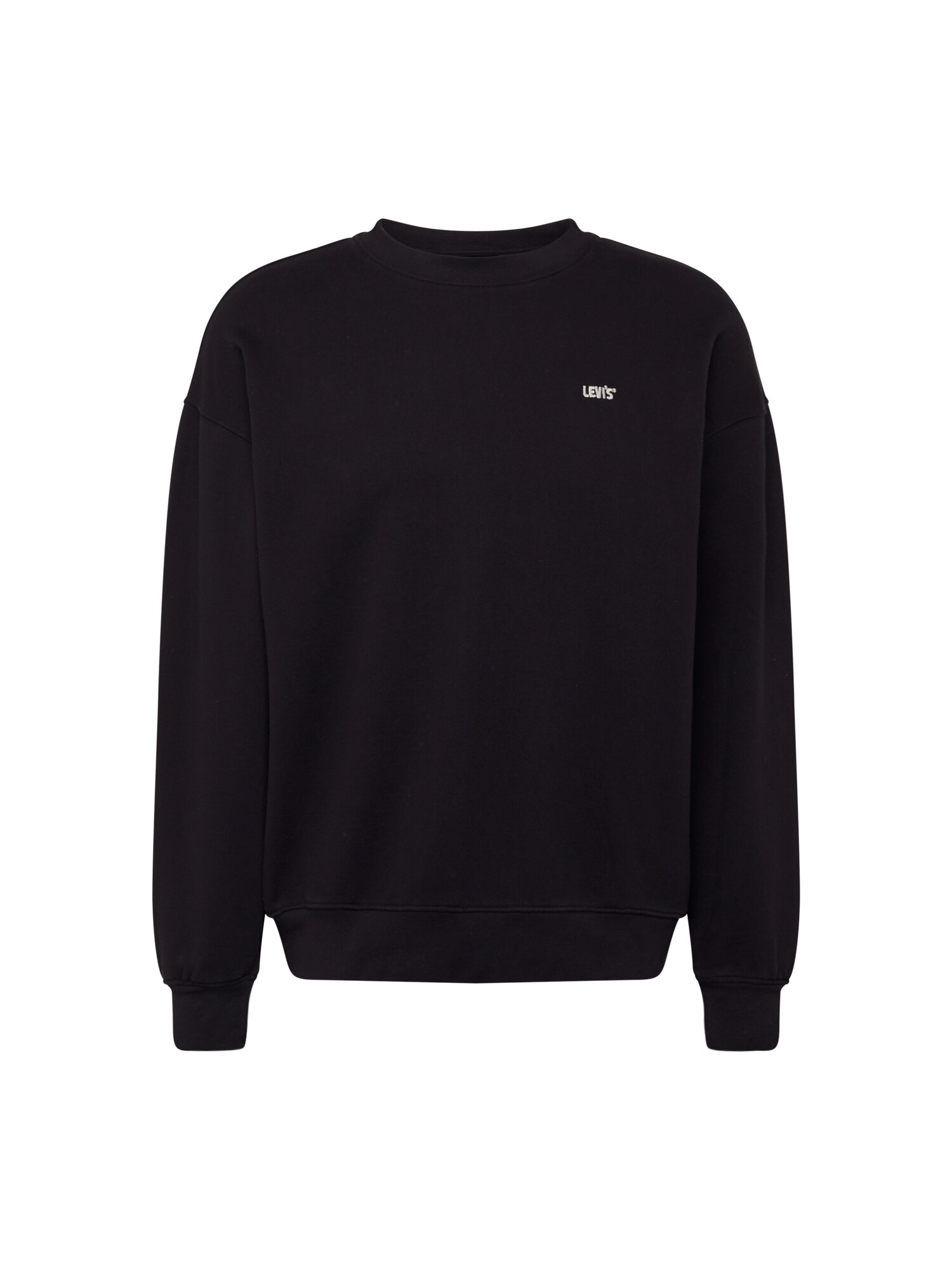 LEVI'S ® Mikina 'Gold Tab™ Crewneck'  čierna / biela