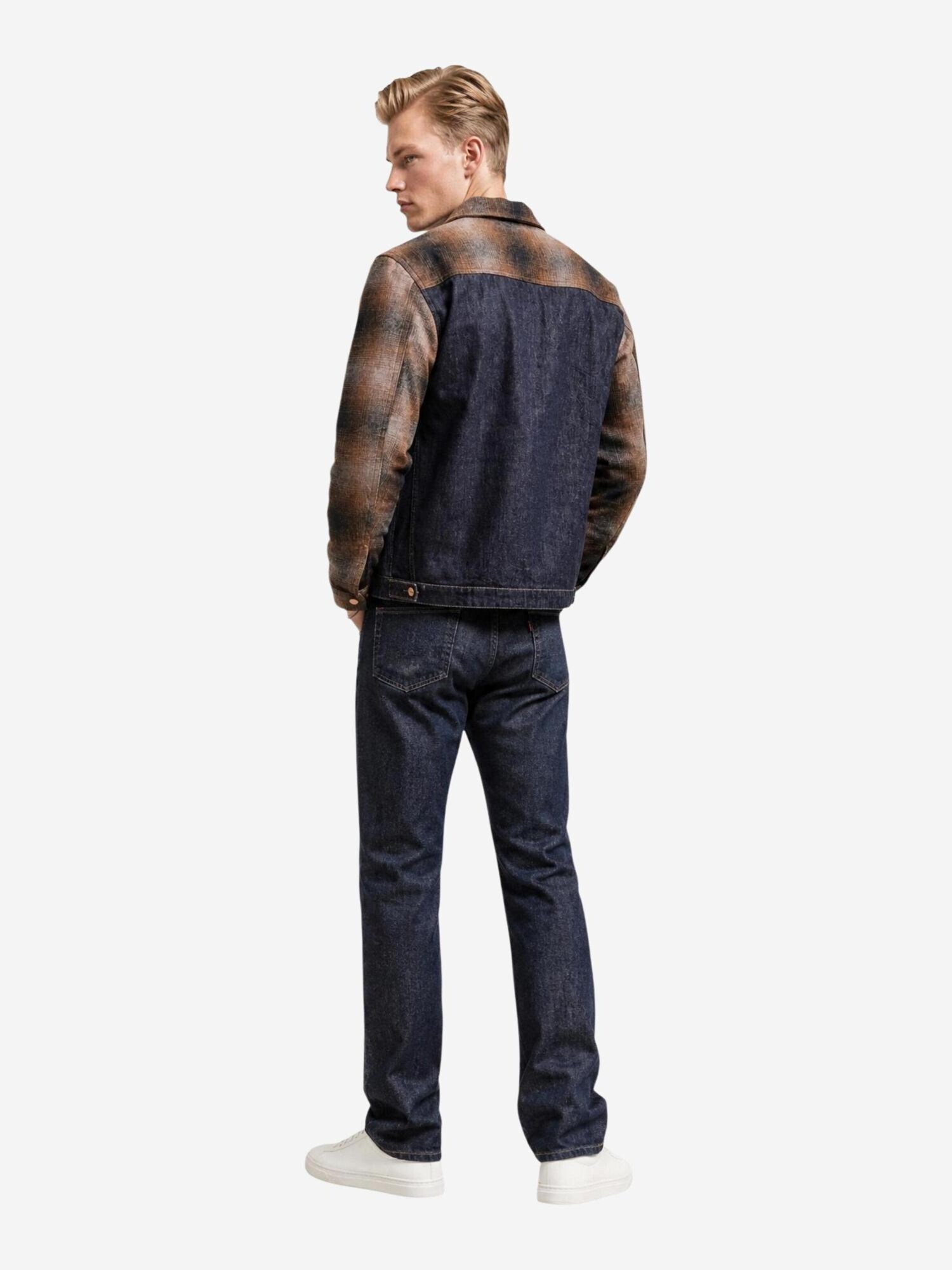 REPLAY Chaqueta de entretiempo '12 OZ RECYCLED INDIGO COTTON DENIM M13L0 .000.800 26B'  azul oscuro – imagen 4