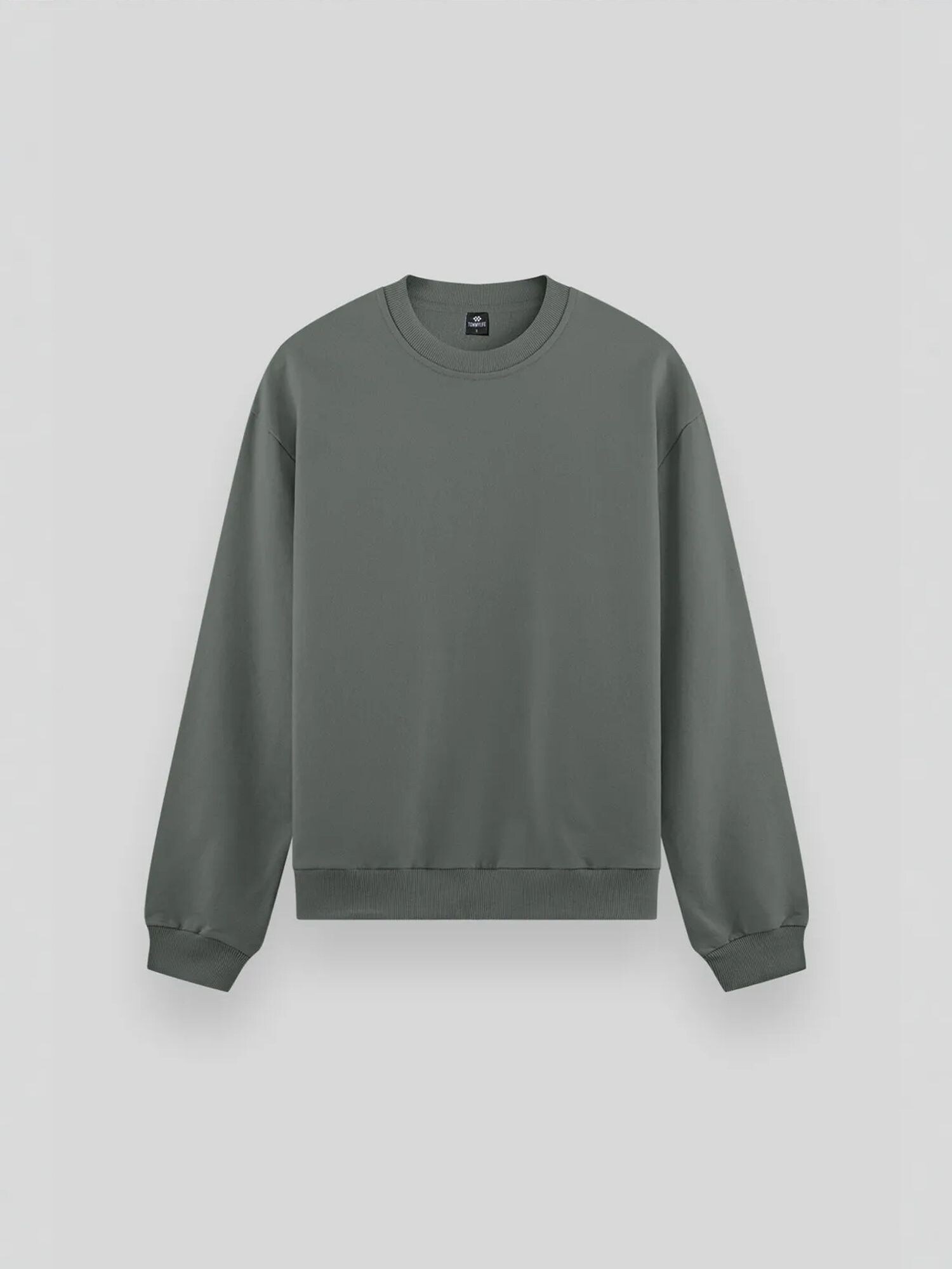 Tommy Life Sweater majica siva