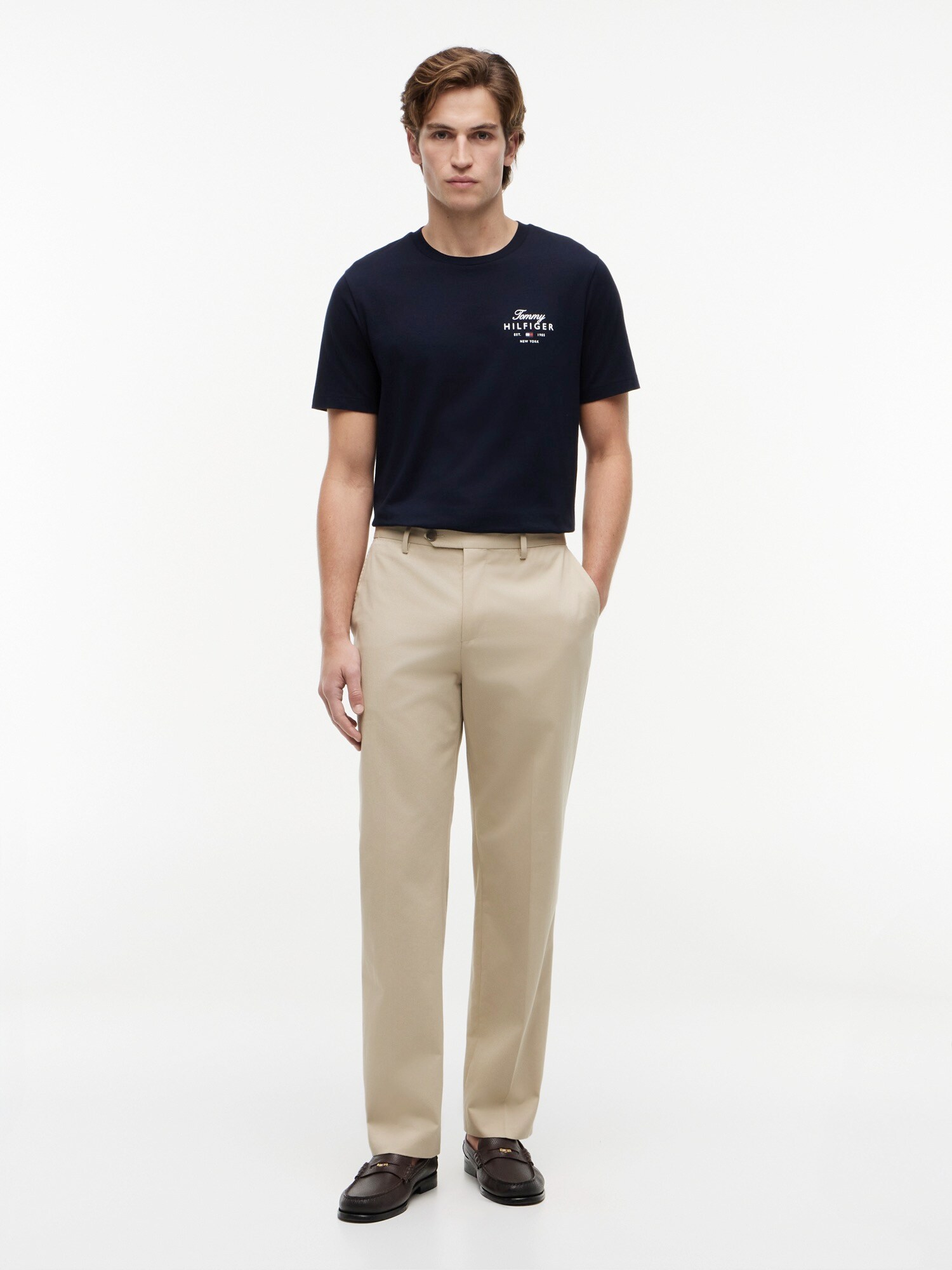 TOMMY HILFIGER Camiseta navy / blanco – imagen 4