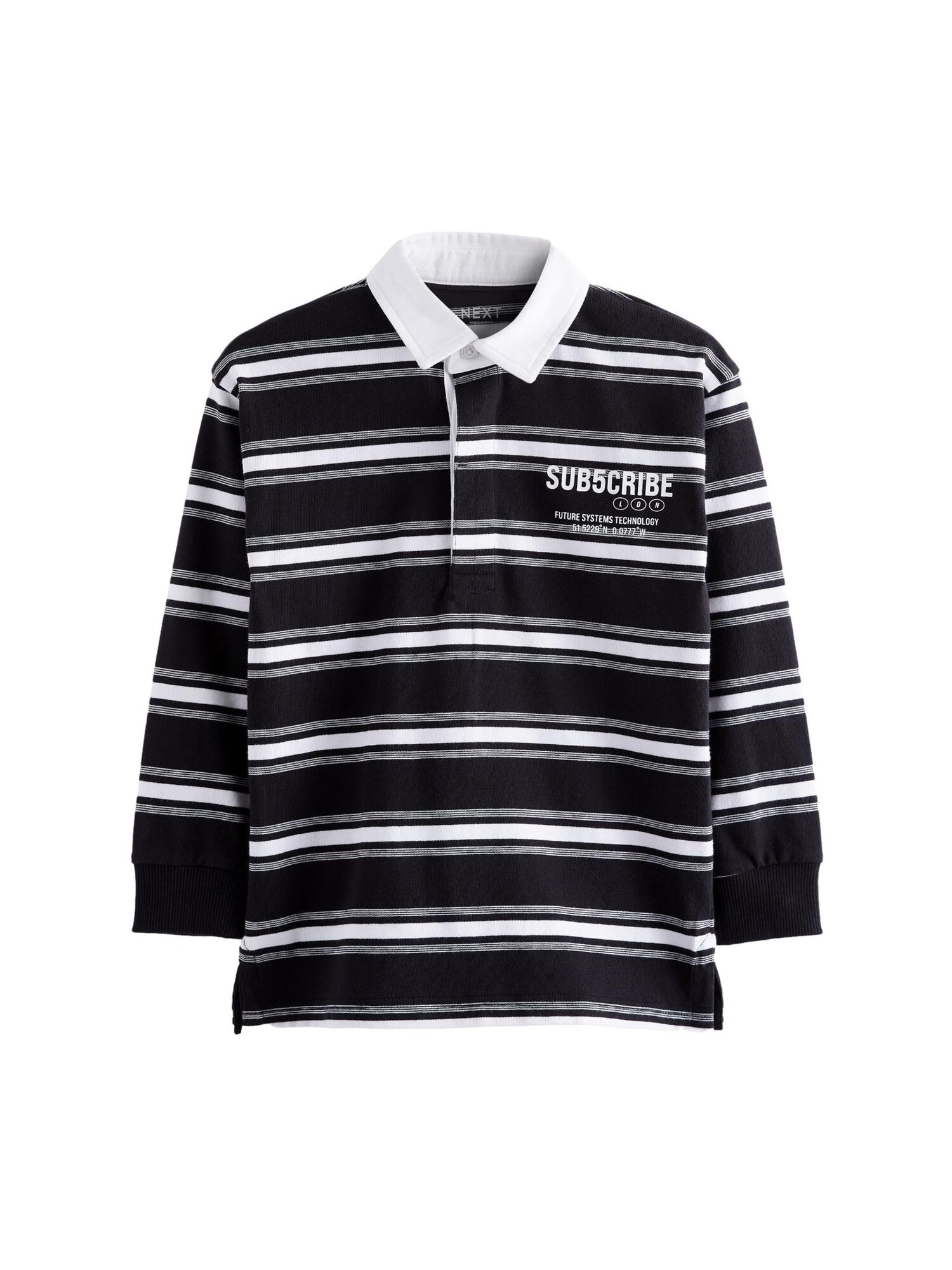 Next Tricou  negru / alb