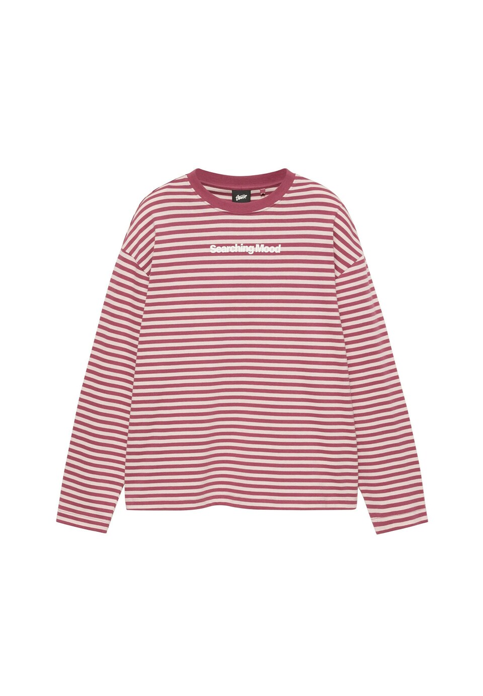 T-shirt 'STWD' pastellrosa / burgunder