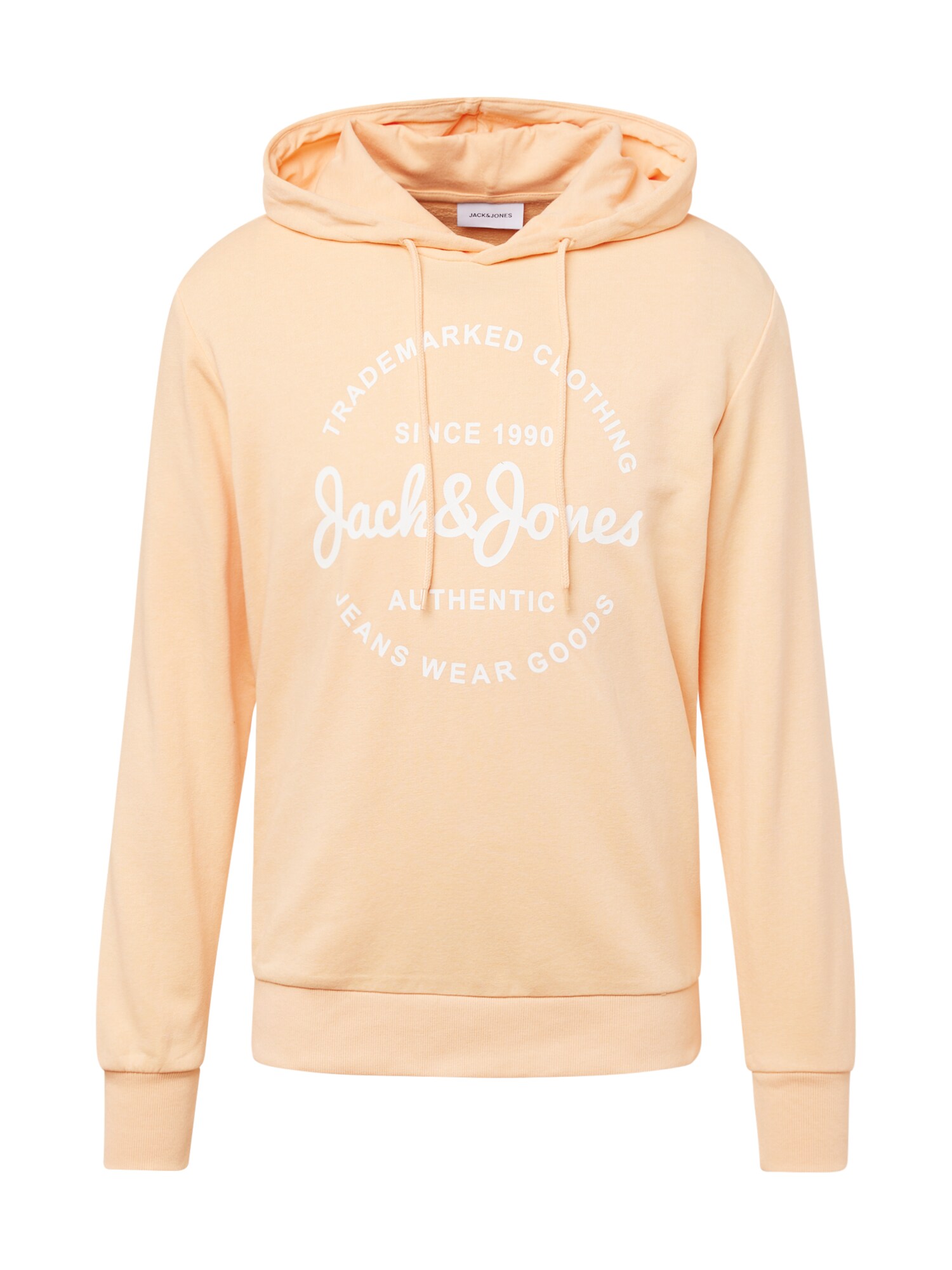 JACK & JONES Mikina 'JJFOREST'  marhuľová / biela