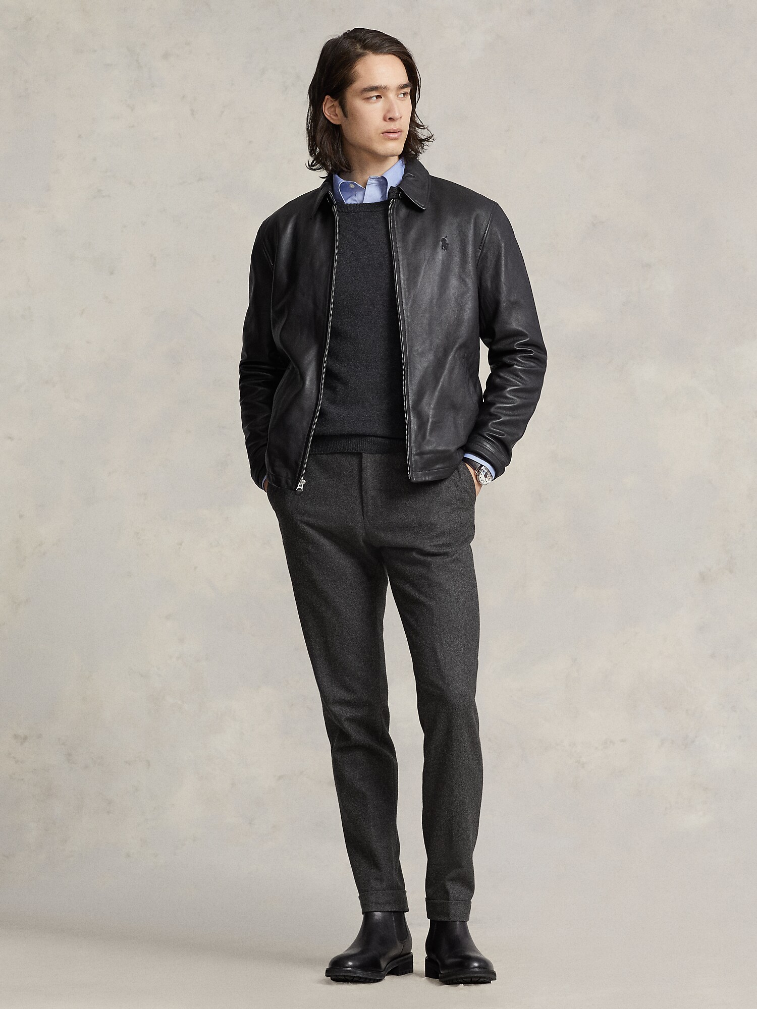 Polo Ralph Lauren Chaqueta de entretiempo  negro – imagen 12