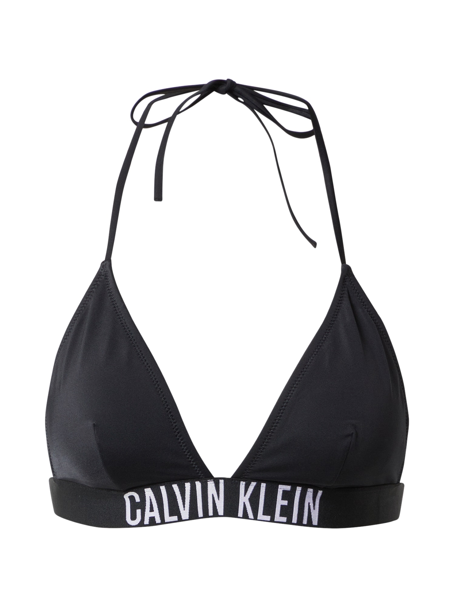 Calvin Klein Swimwear Горнище на бански  черно / бяло