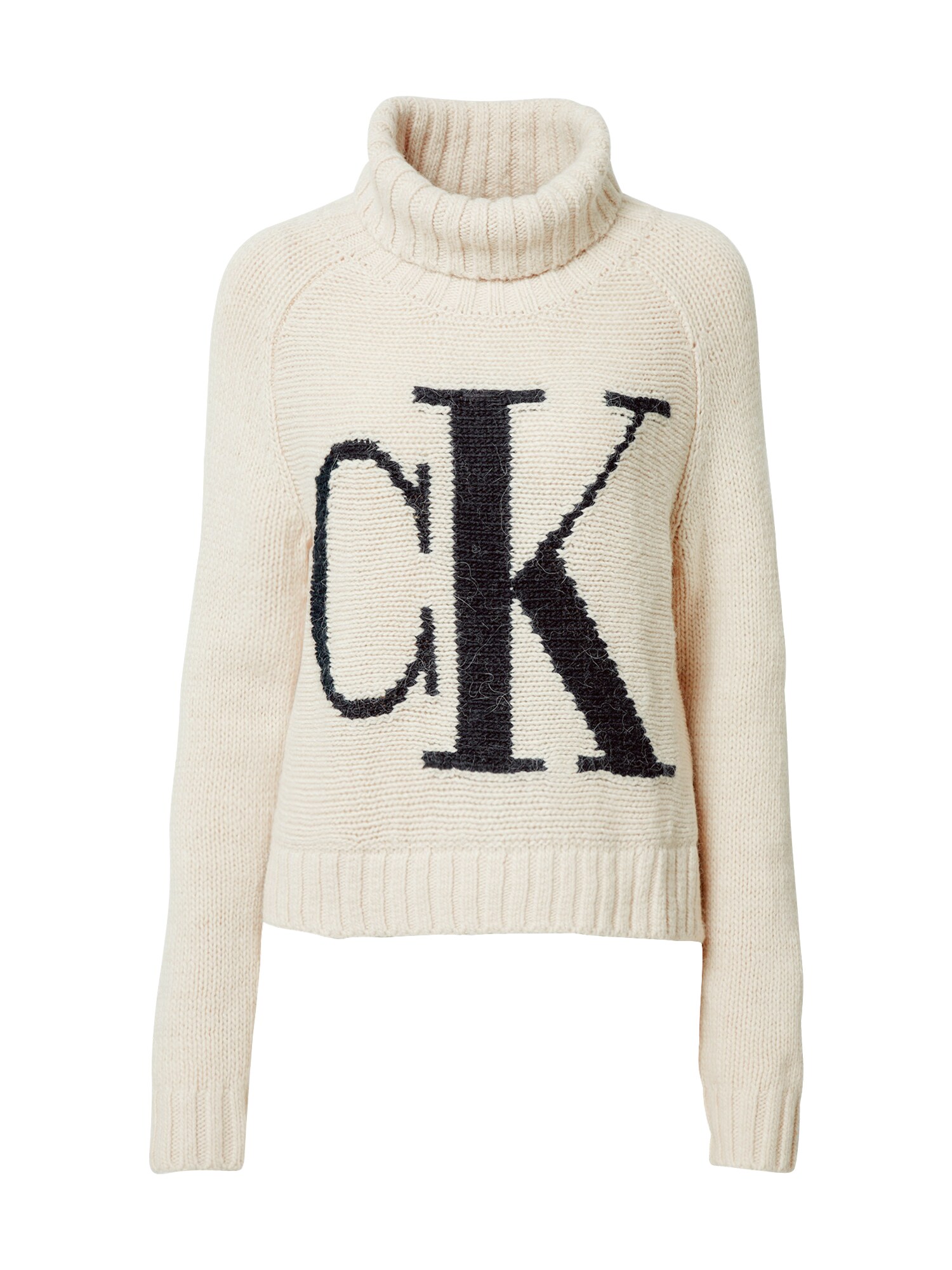 Calvin Klein Jeans Megztinis  balta / juoda