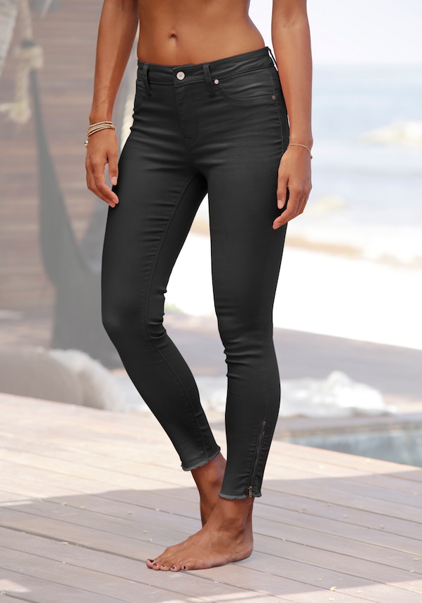 LASCANA, Jeggings, fekete, 6 kép a 7 közül