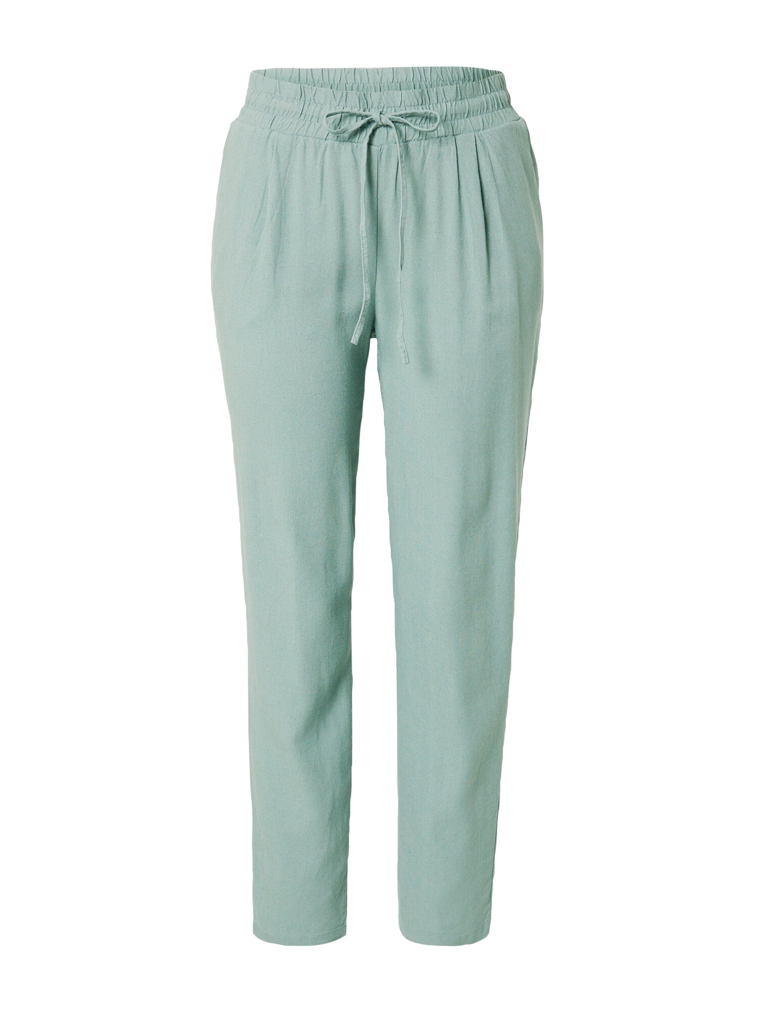 VERO MODA Hlače z naborki 'JESMILO'  pastelno zelena