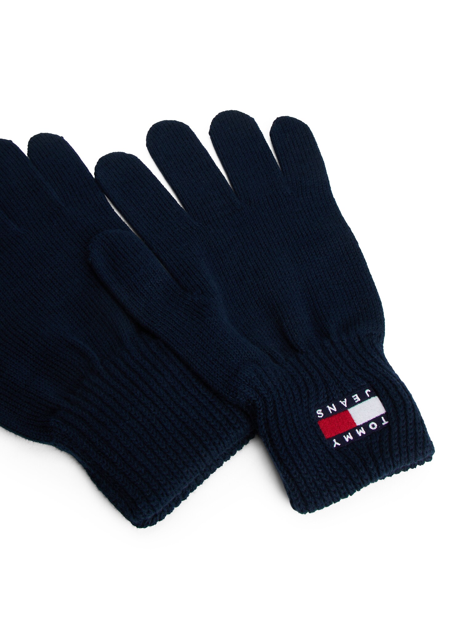 Tommy Jeans Guantes con dedos 'HERITAGE'  navy / rojo / blanco