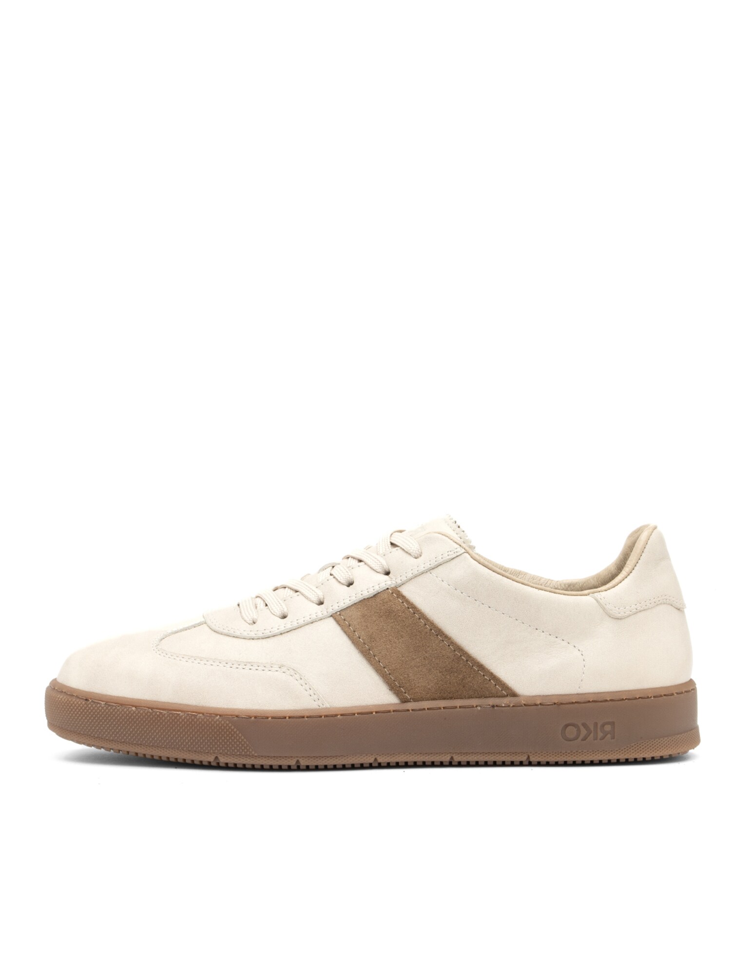 RYŁKO Sneaker low  sepie / alb coajă de ou