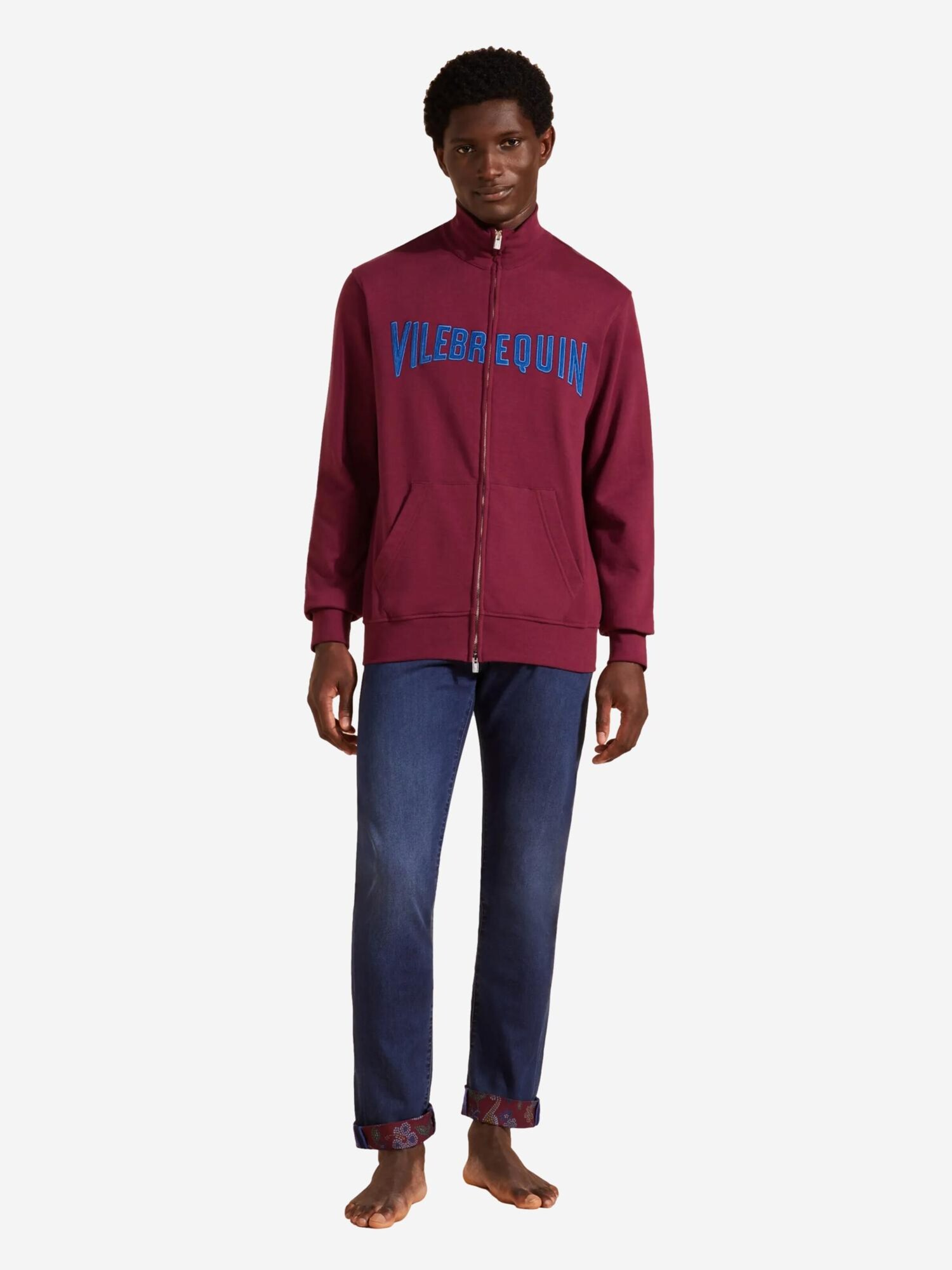 Vilebrequin Sudadera con cremallera rojo – imagen 3