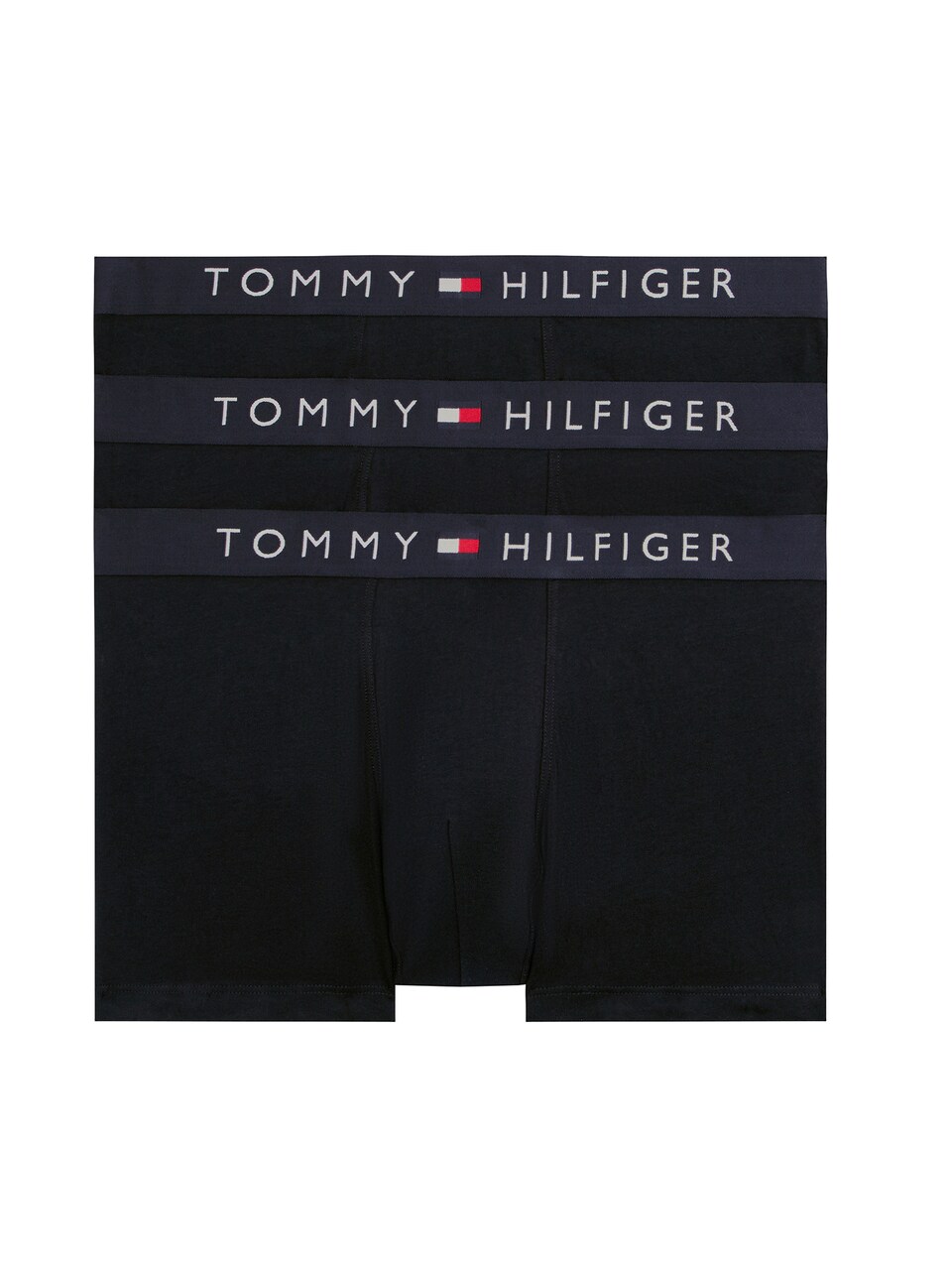 Boxershorts 'Essential' mörkblå / röd