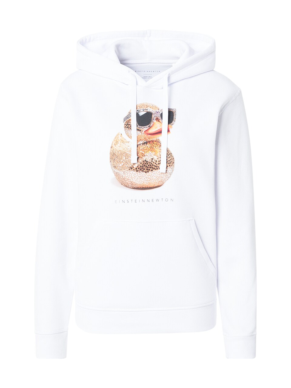 Sweatshirt 'Entchen' gul / svart / silver