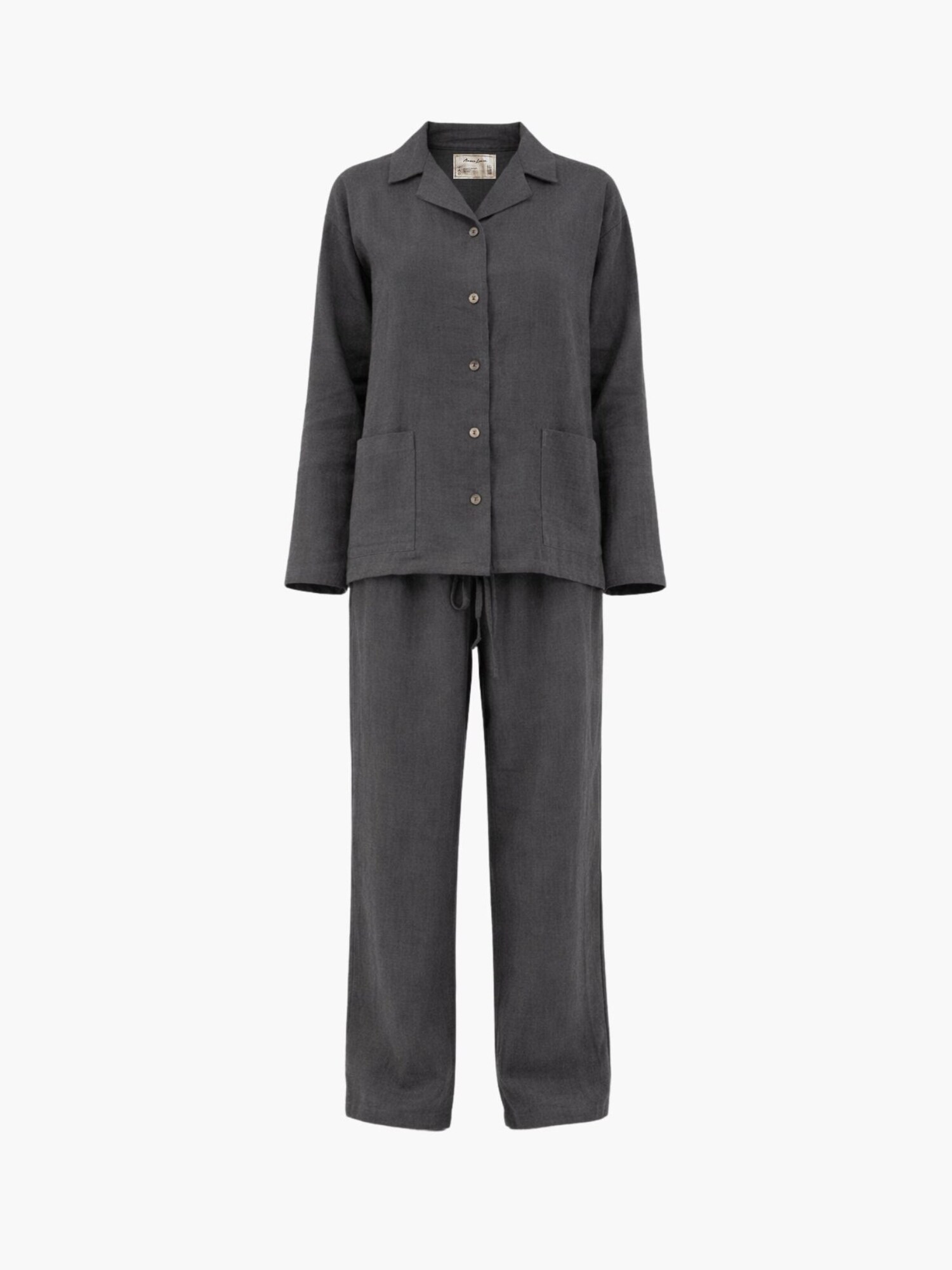AmourLinen Pijama 'Snooze'  antracita