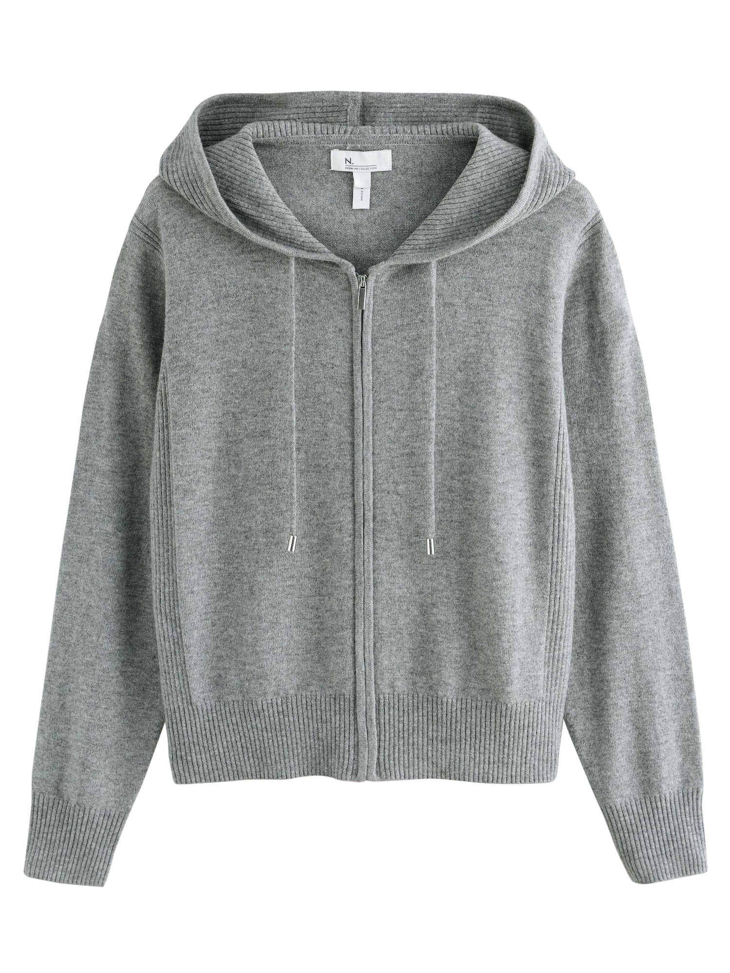 Next Geacă tricotată  gri amestecat