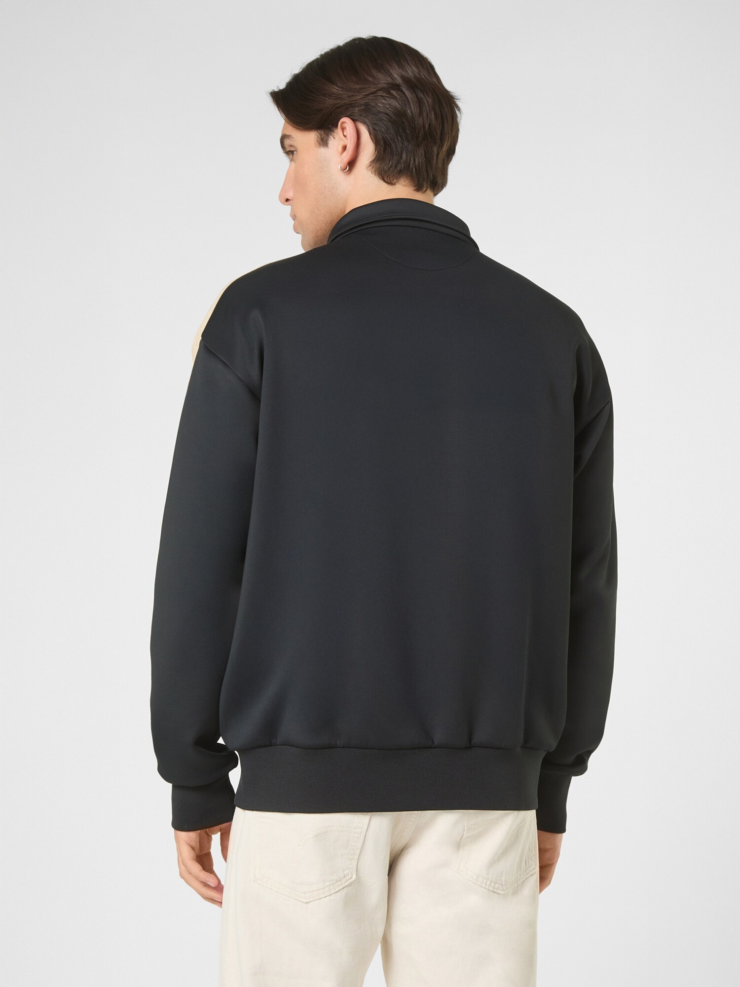 FILA Sudadera con cremallera 'VAIANO relaxed taped track jacket' negro – imagen 2