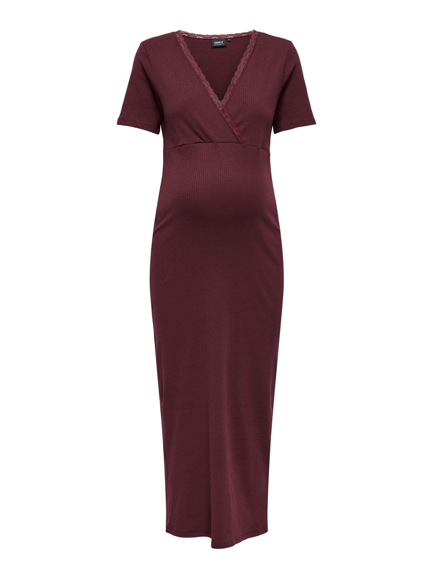Only Maternity Vestido 'MIPASS'  burdeos