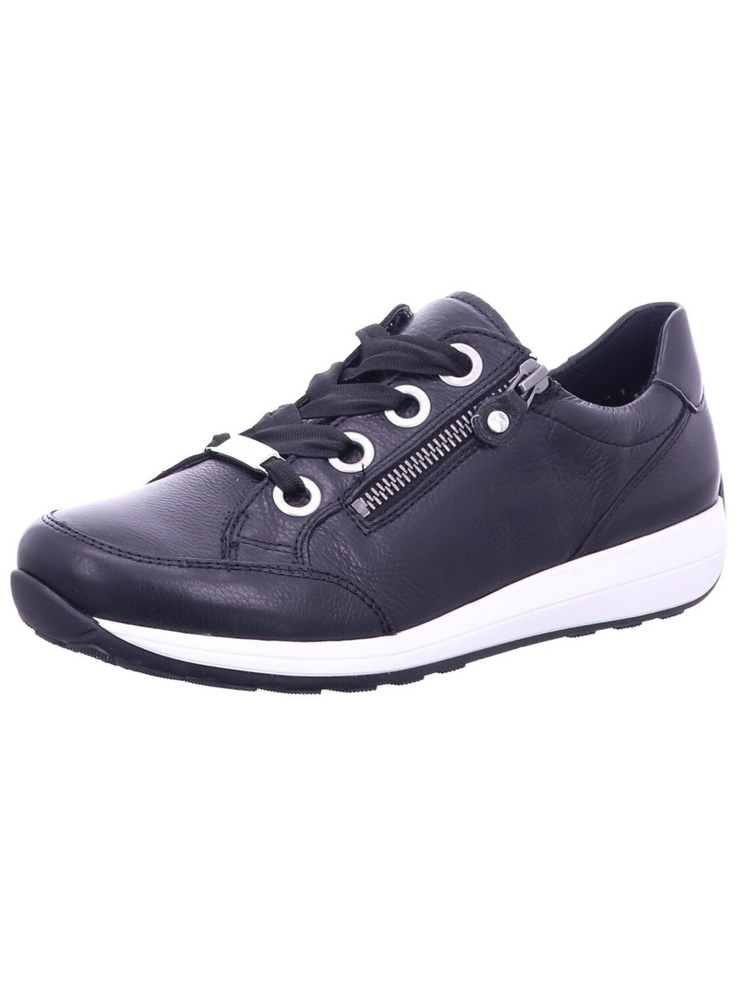 ARA Zapatillas deportivas bajas 'Klassischer Schnürschuh Damen 12-34587 01 Echtleder in schwarz' negro
