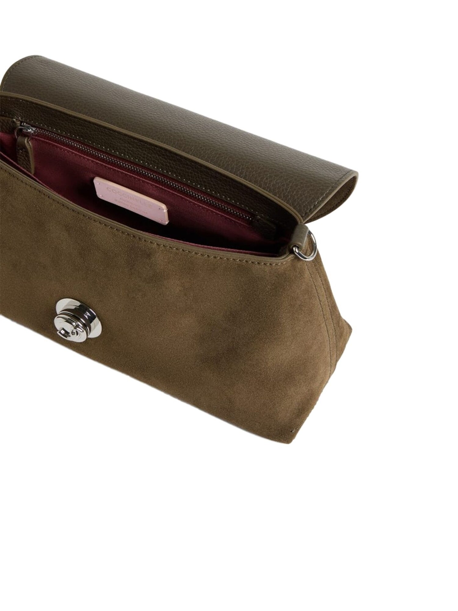 Coccinelle Bolso de mano 'Coccinellenikla Suede Bim'  pino – imagen 3