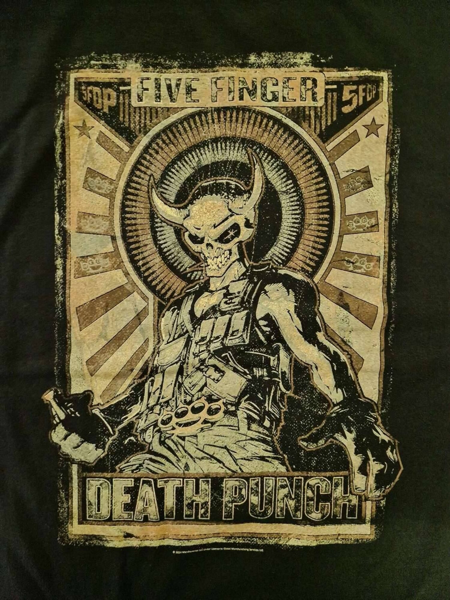 Five Finger Death Punch Sudadera 'Five Finger Death Punch Mercenary Sweatshirt'  negro – imagen 3
