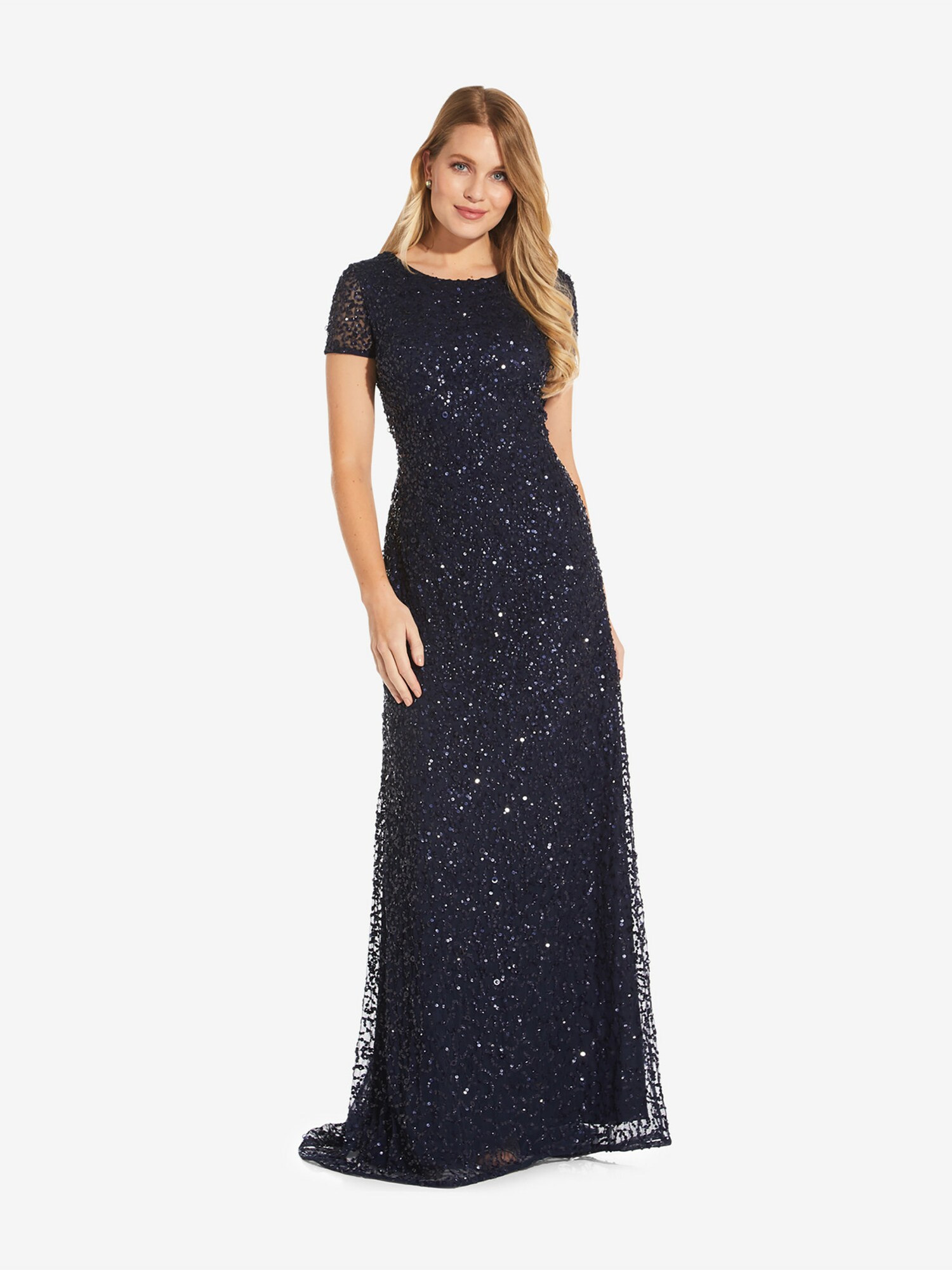 Thumbnail - Adrianna Papell Langes Abendkleid Scoop Back Long Dress