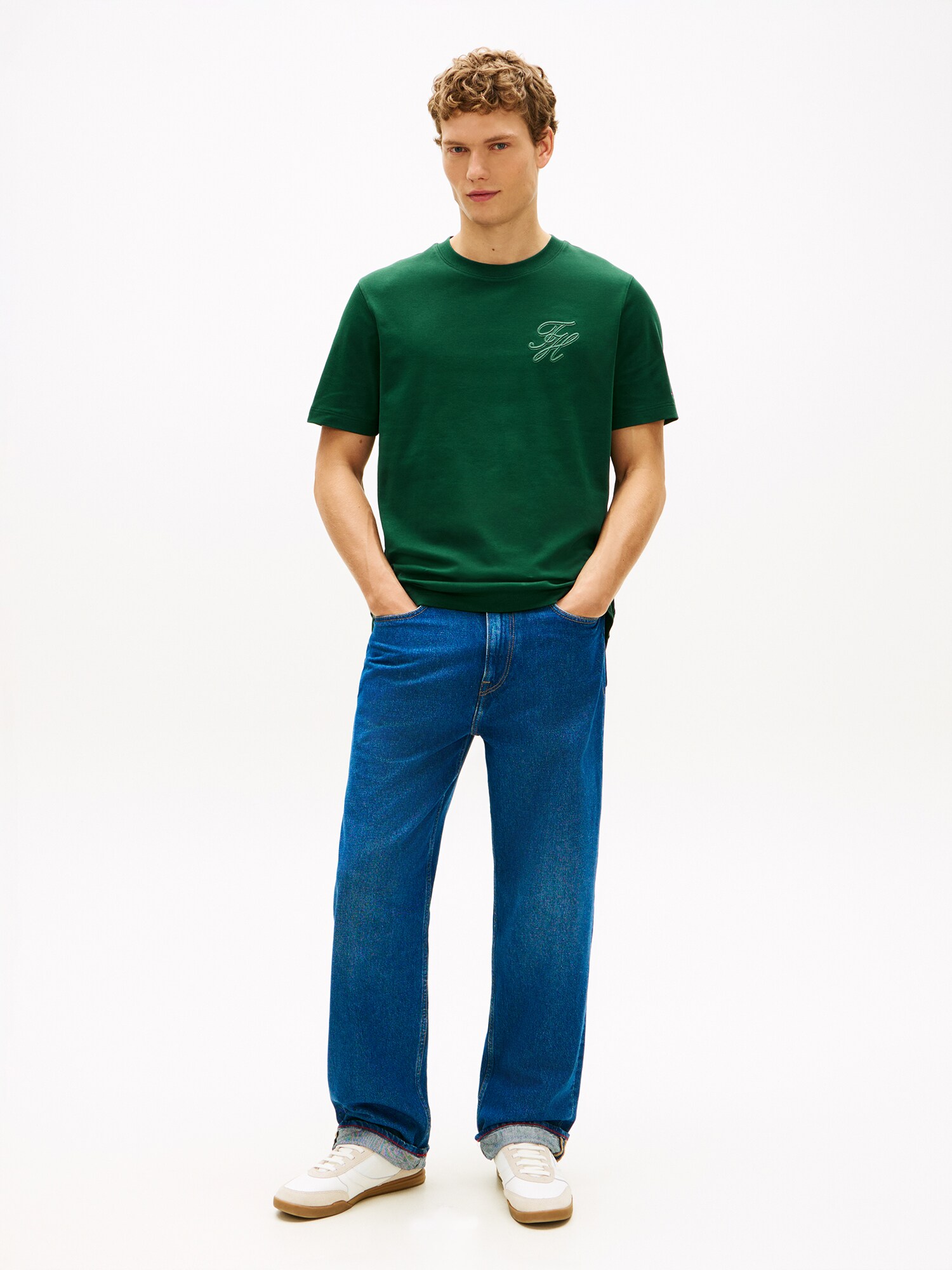 TOMMY HILFIGER Camiseta  esmeralda – imagen 4