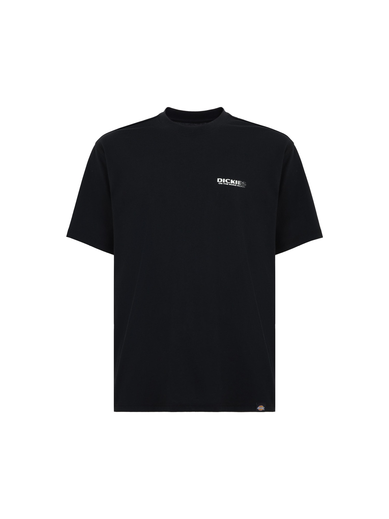 DICKIES Tricou Burns  negru / alb