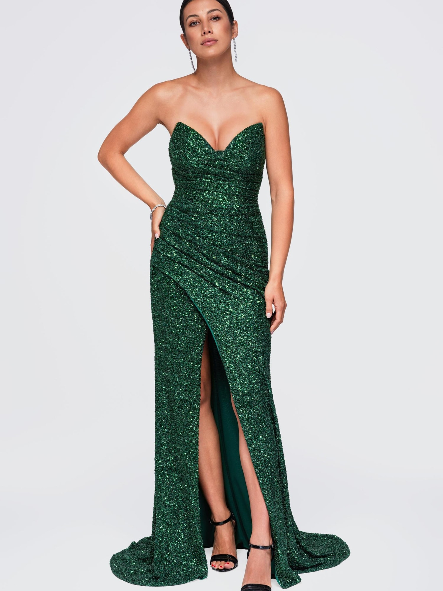Ombre Haljina zelena