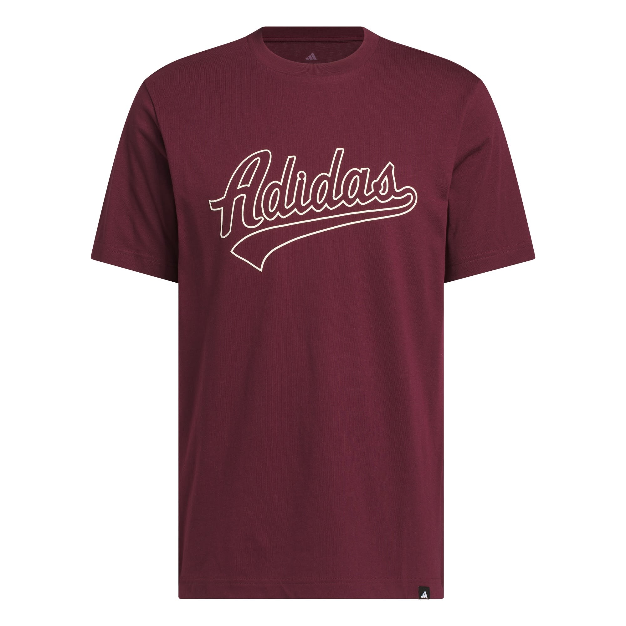 ADIDAS SPORTSWEAR Tehnička sportska majica 'Varsity Tailsweep Graphic' bordo / bijela