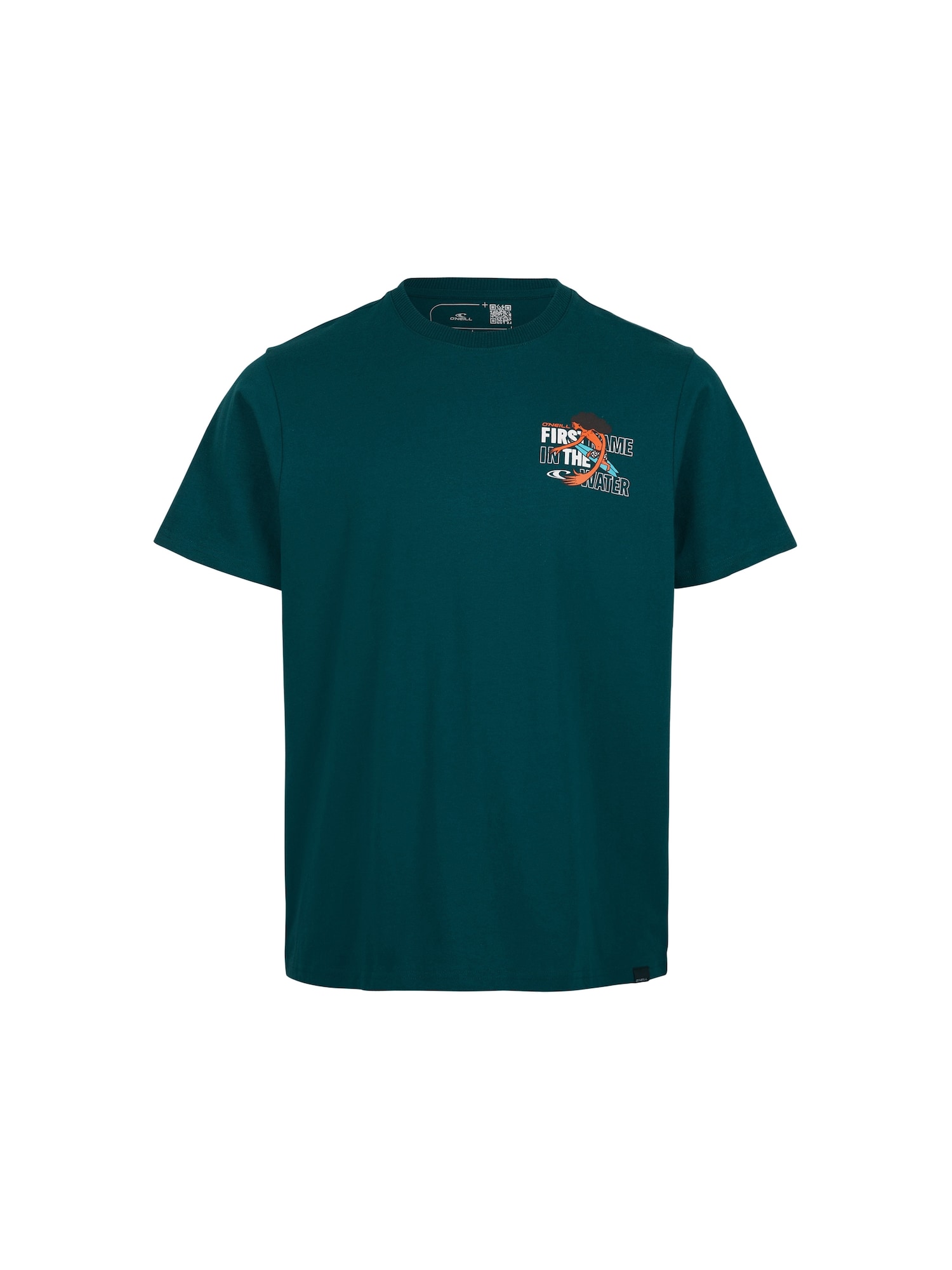 O'NEILL Camisa 'Surf Dude'  azul / petróleo / laranja / preto / branco