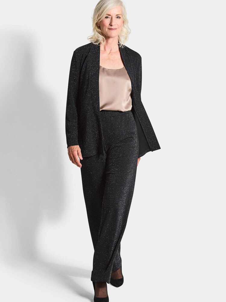 Goldner Hose 'VERA' Damen Größe 46 schwarz