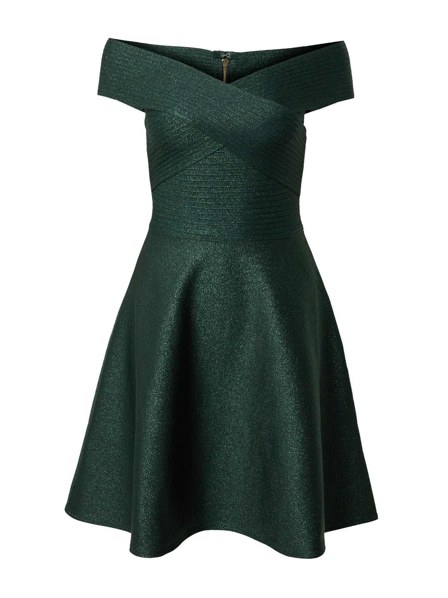 Karen Millen Megzta suknelė tamsiai žalia