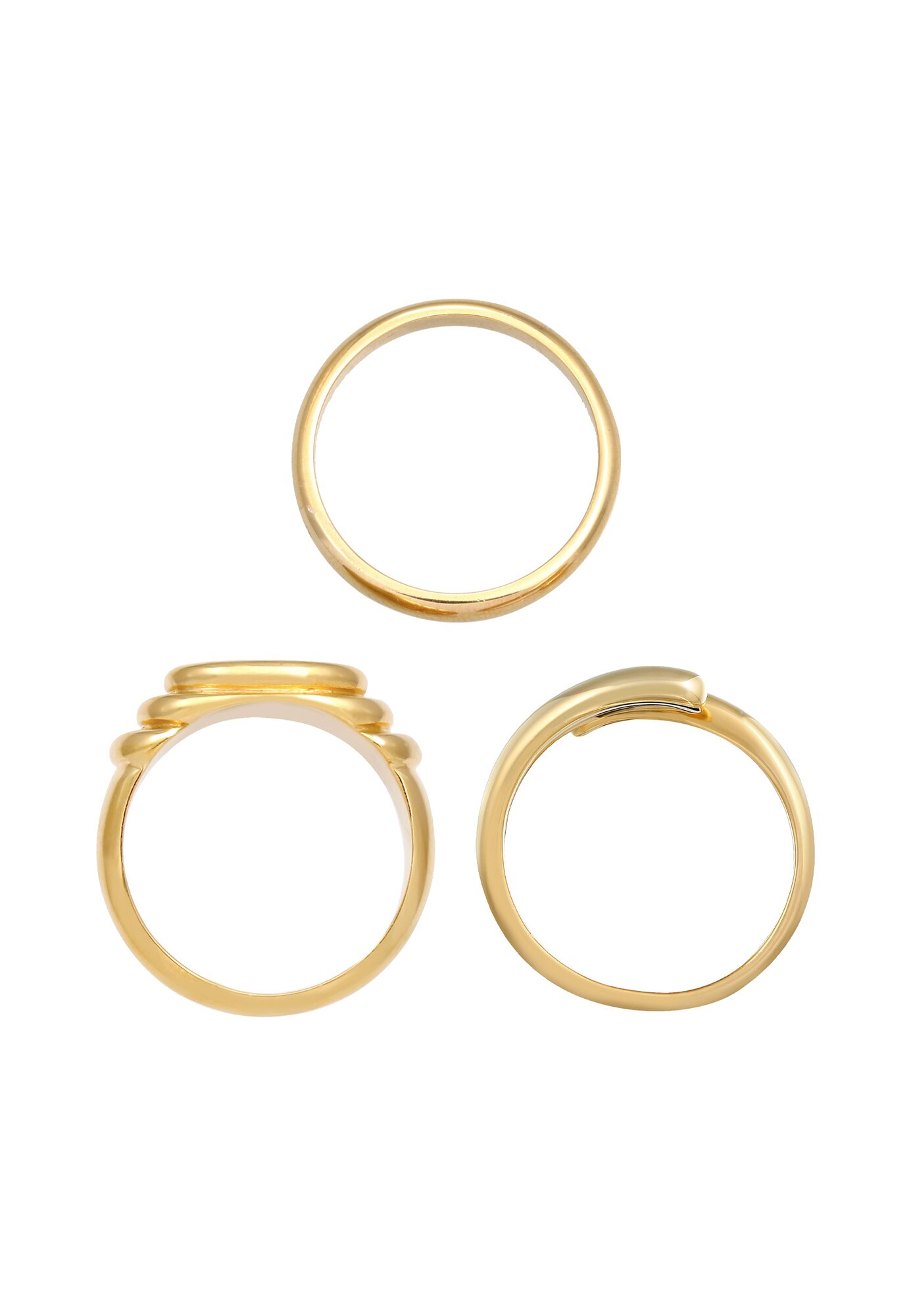 Thumbnail - ELLI PREMIUM Ring Siegelring, Wickelring