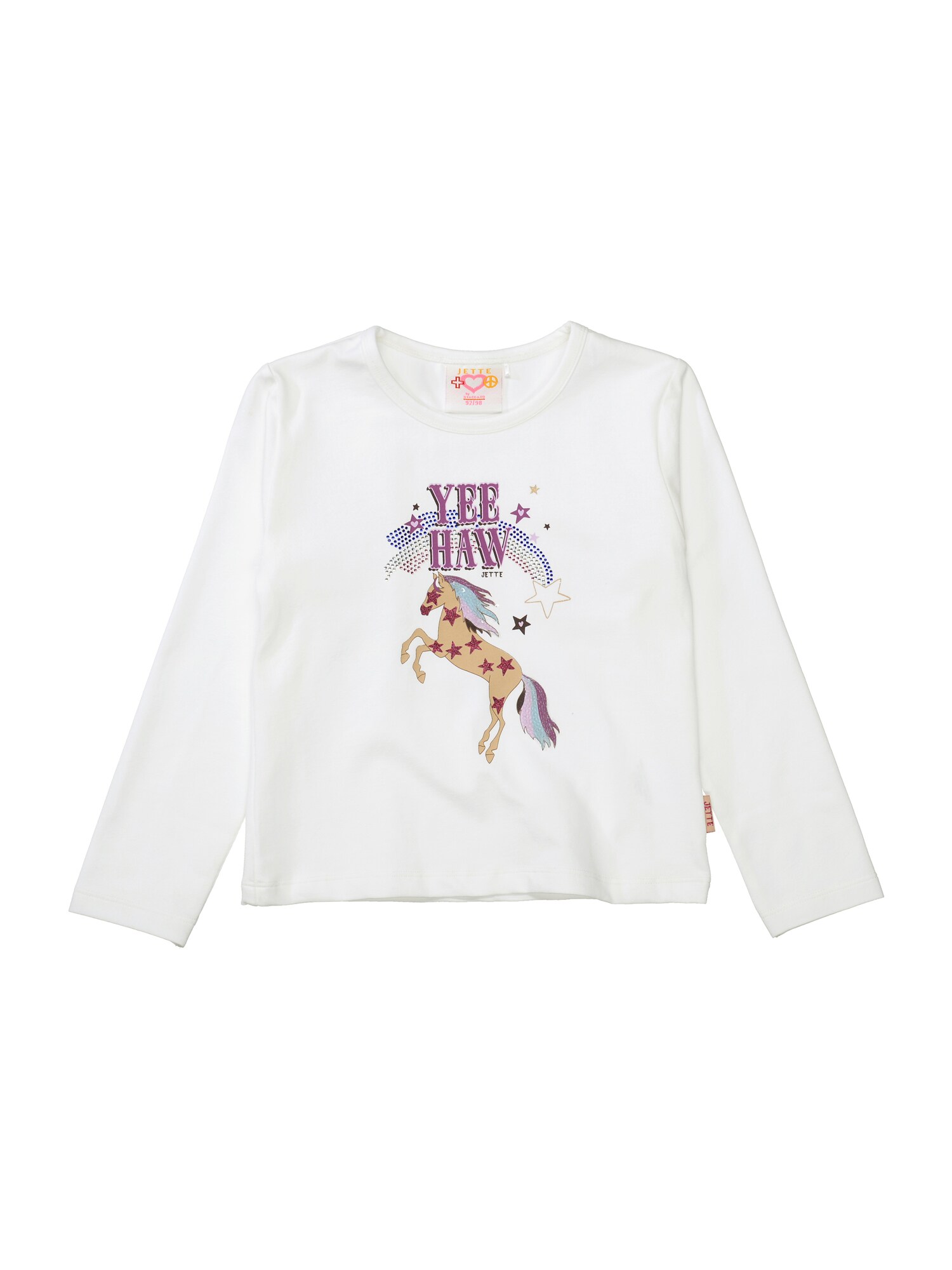 STACCATO Tricou  alb murdar