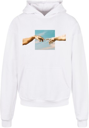 Merchcode Sweatshirt Beige / Lichtblauw / Wit