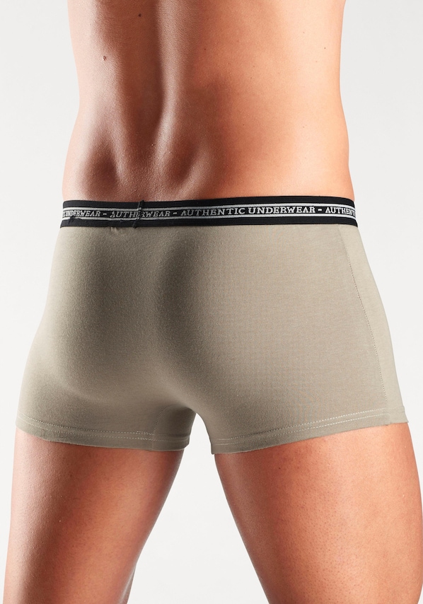 AUTHENTIC UNDERWEAR, Boxeralsók, bézs, barna, szürke & zöld, 24 kép a 24 közül