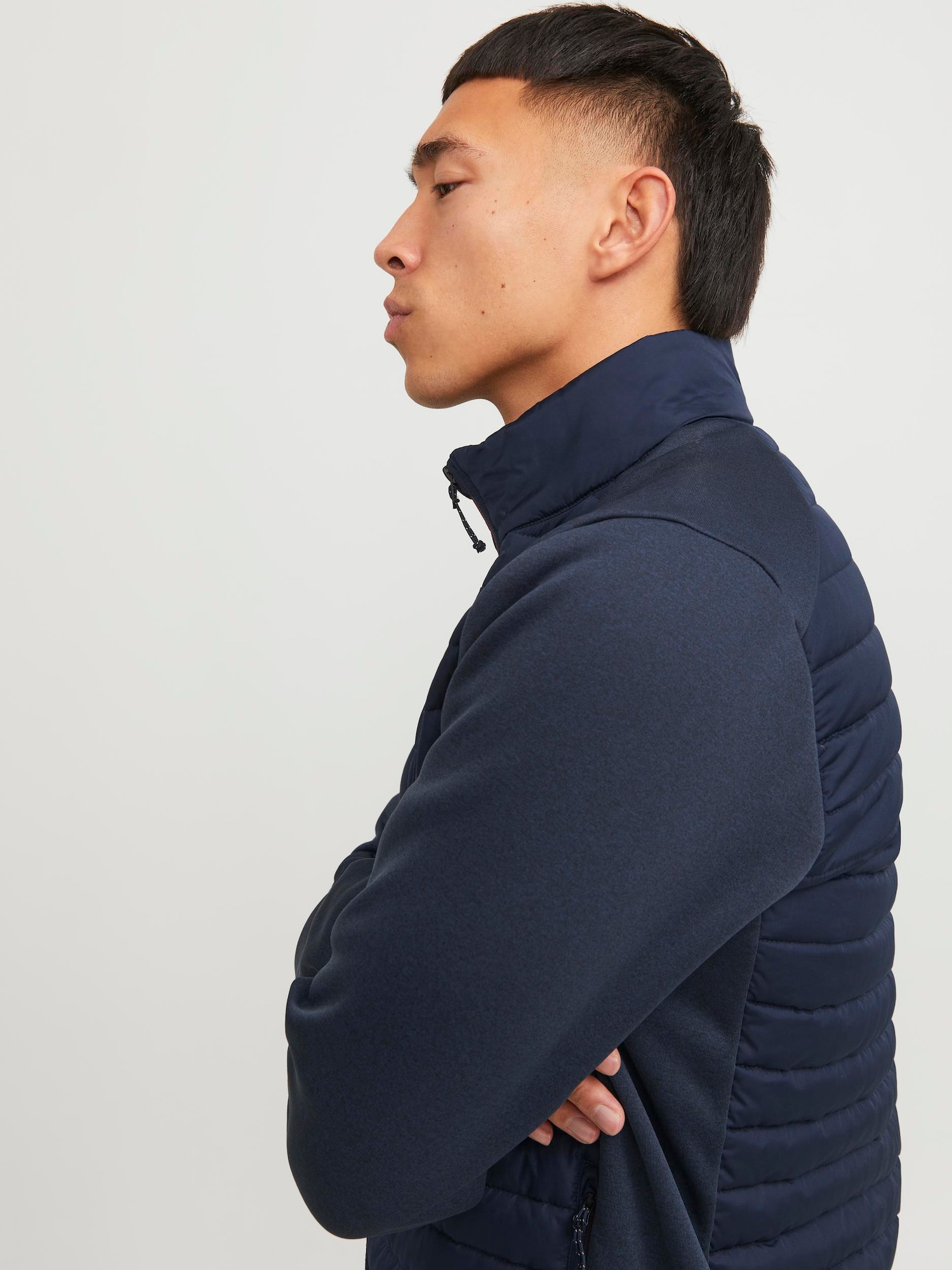 JACK & JONES Átmeneti dzseki  tengerészkék / sötétvörös termék 2. képe
