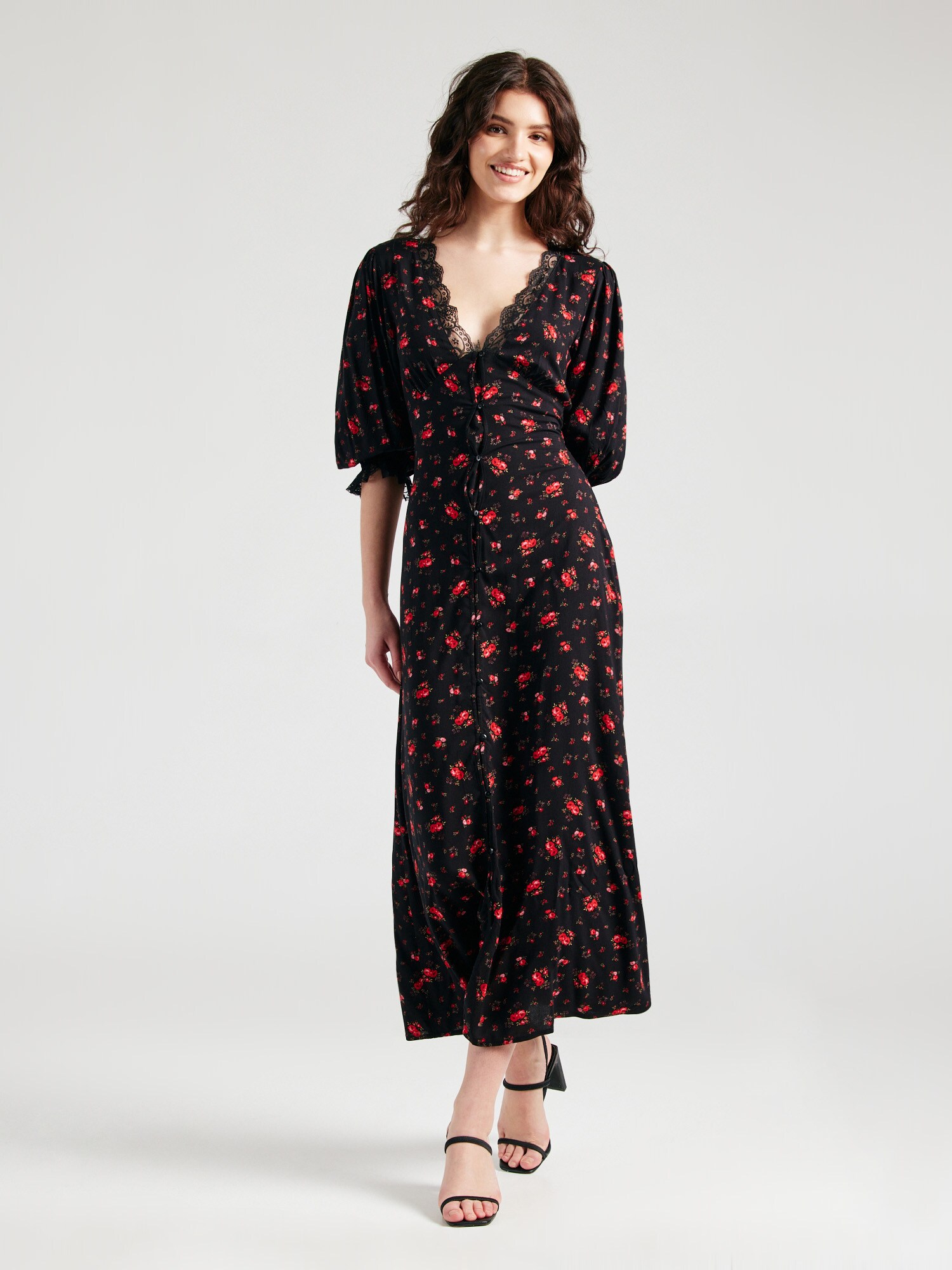 Miss Selfridge Ingruhák  pasztellzöld / piros / fekete termék 2. képe