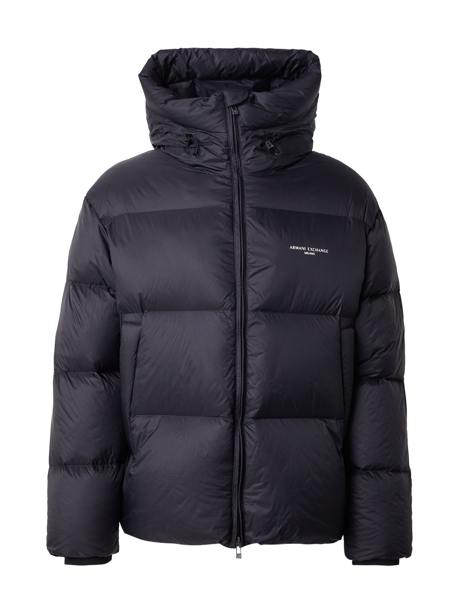 ARMANI EXCHANGE Zimná bunda  čierna / biela