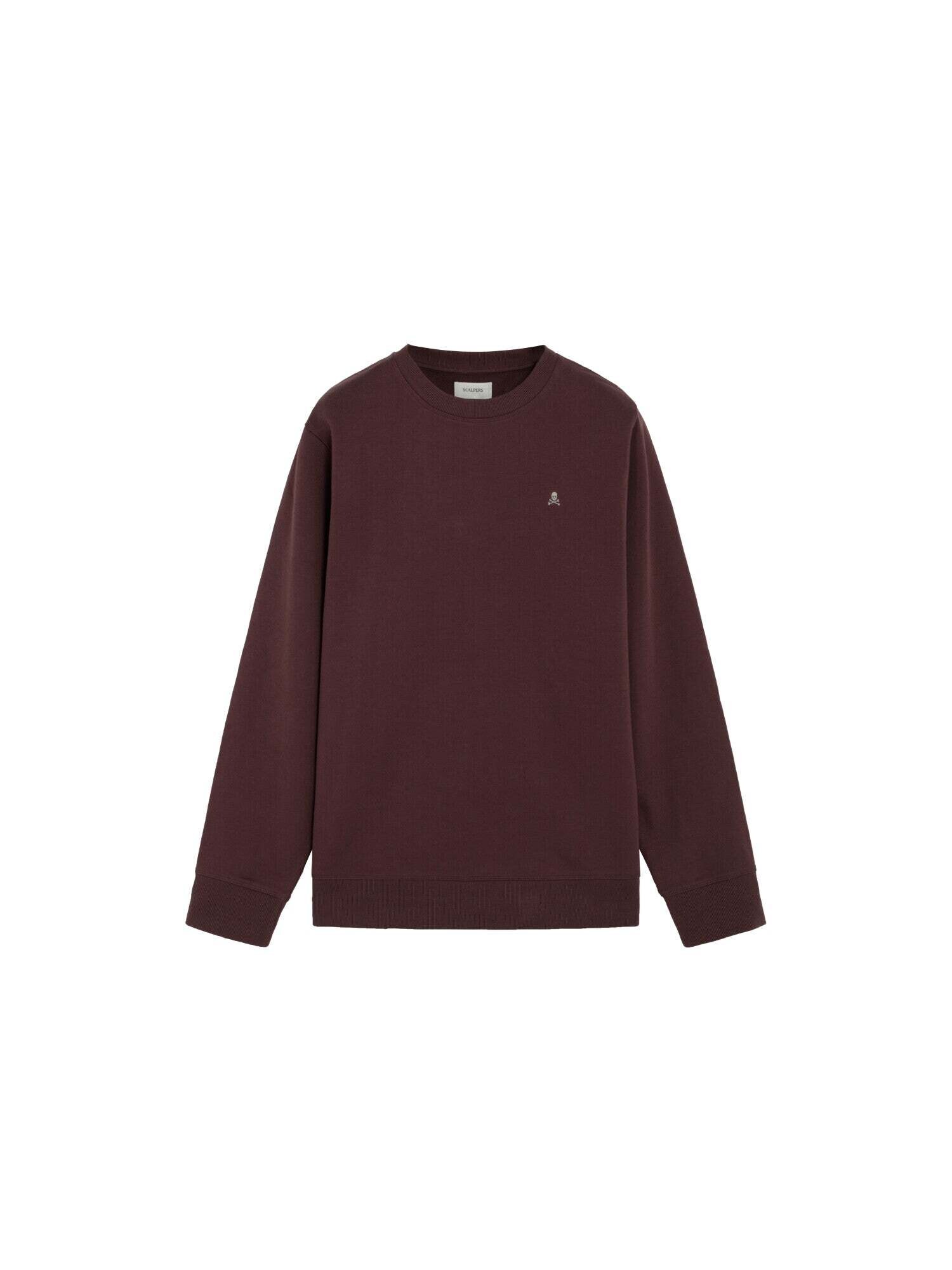 Scalpers Sweater majica burgund