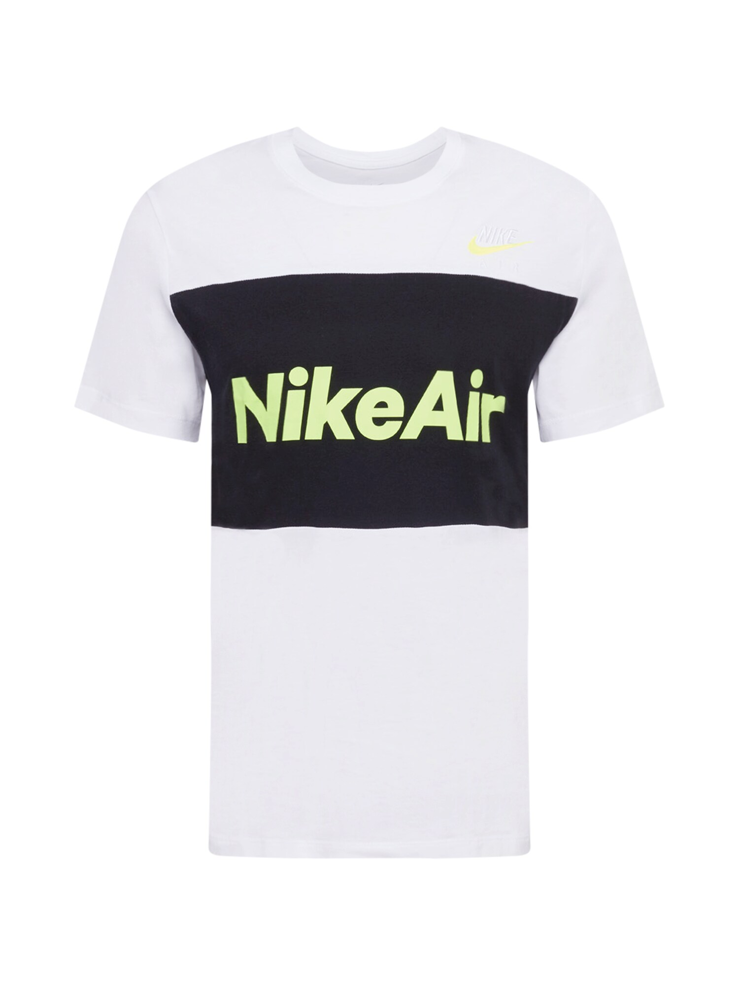 Nike Sportswear Marškinėliai  juoda / balta / geltona
