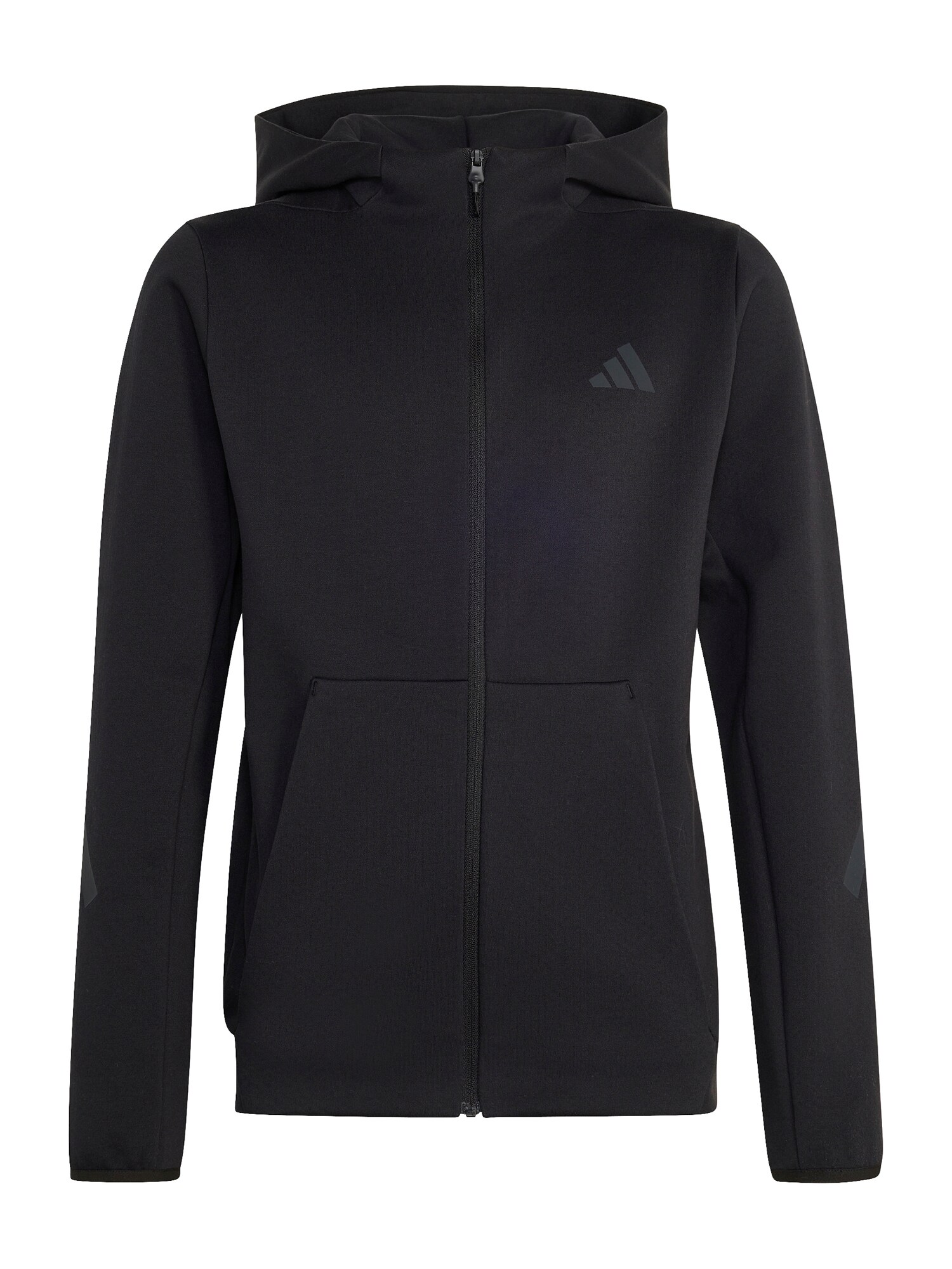 ADIDAS SPORTSWEAR Bluză cu fermoar sport 'Z.N.E.'  negru