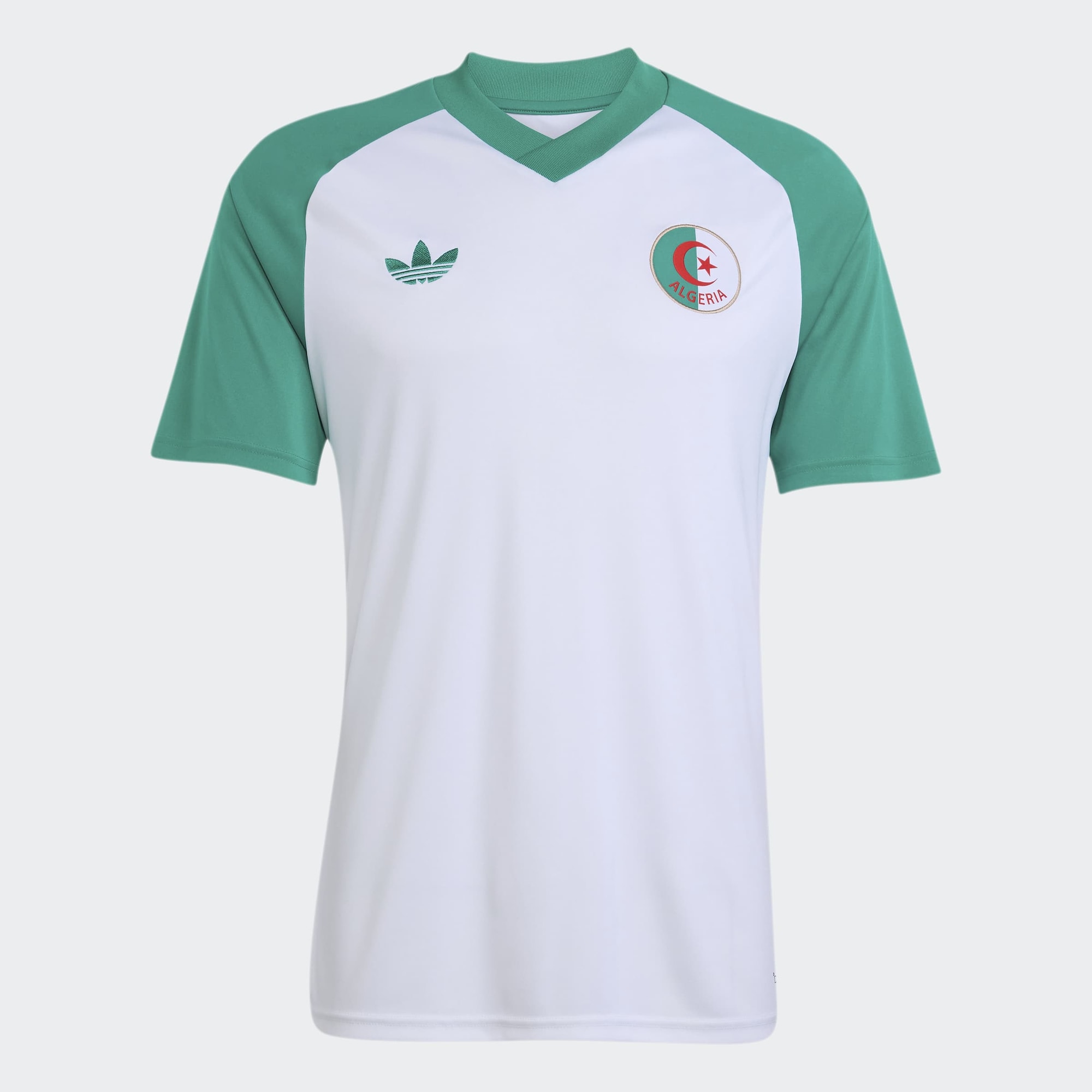 ADIDAS PERFORMANCE Camiseta de fútbol 'Algeria 26 Home Pre-Match' verde / blanco
