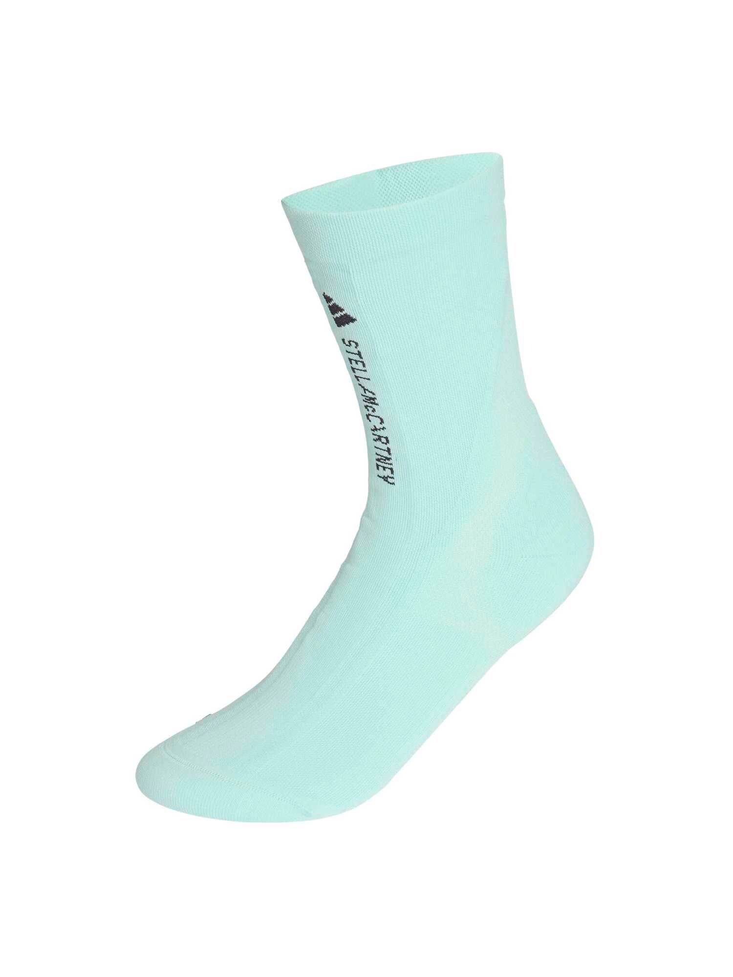 ADIDAS BY STELLA MCCARTNEY Șosete sport albastru aqua / negru