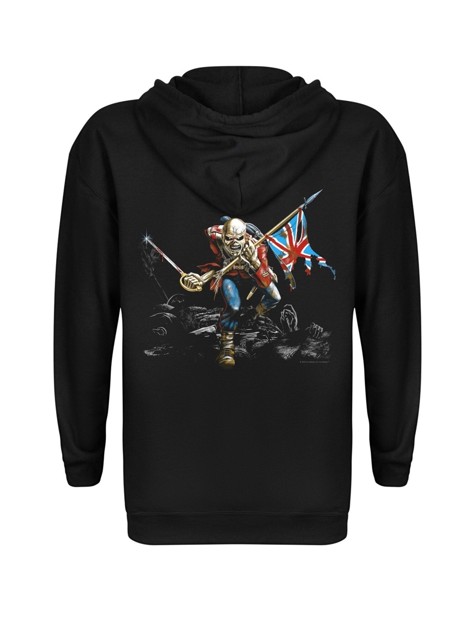 Iron Maiden Sudadera con cremallera 'Trooper' negro – imagen 2