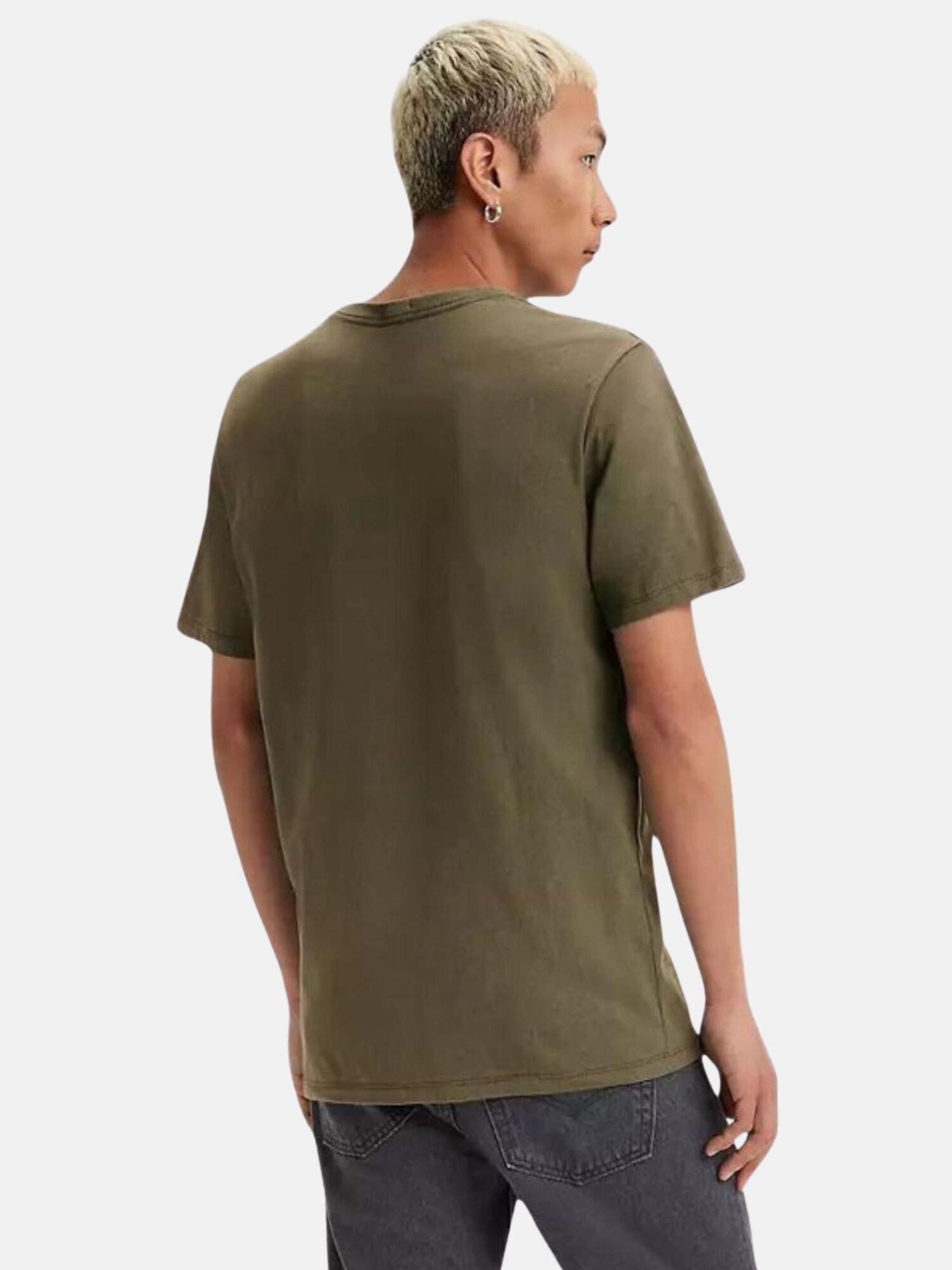 LEVI'S ® Camiseta 'SS ORIGINAL HM TEE'  verde oscuro – imagen 3