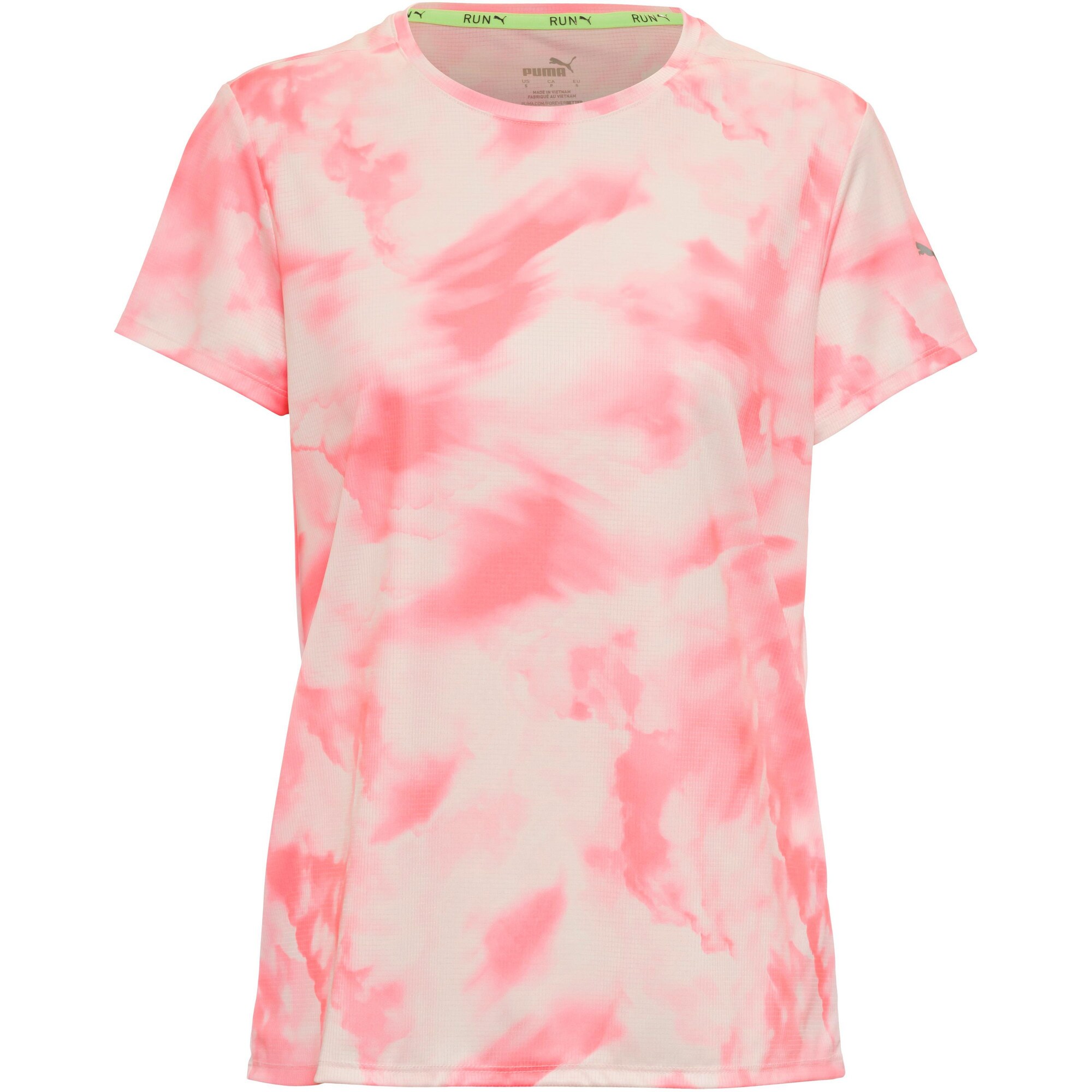 PUMA Функционална тениска  пастелно розово / бяло