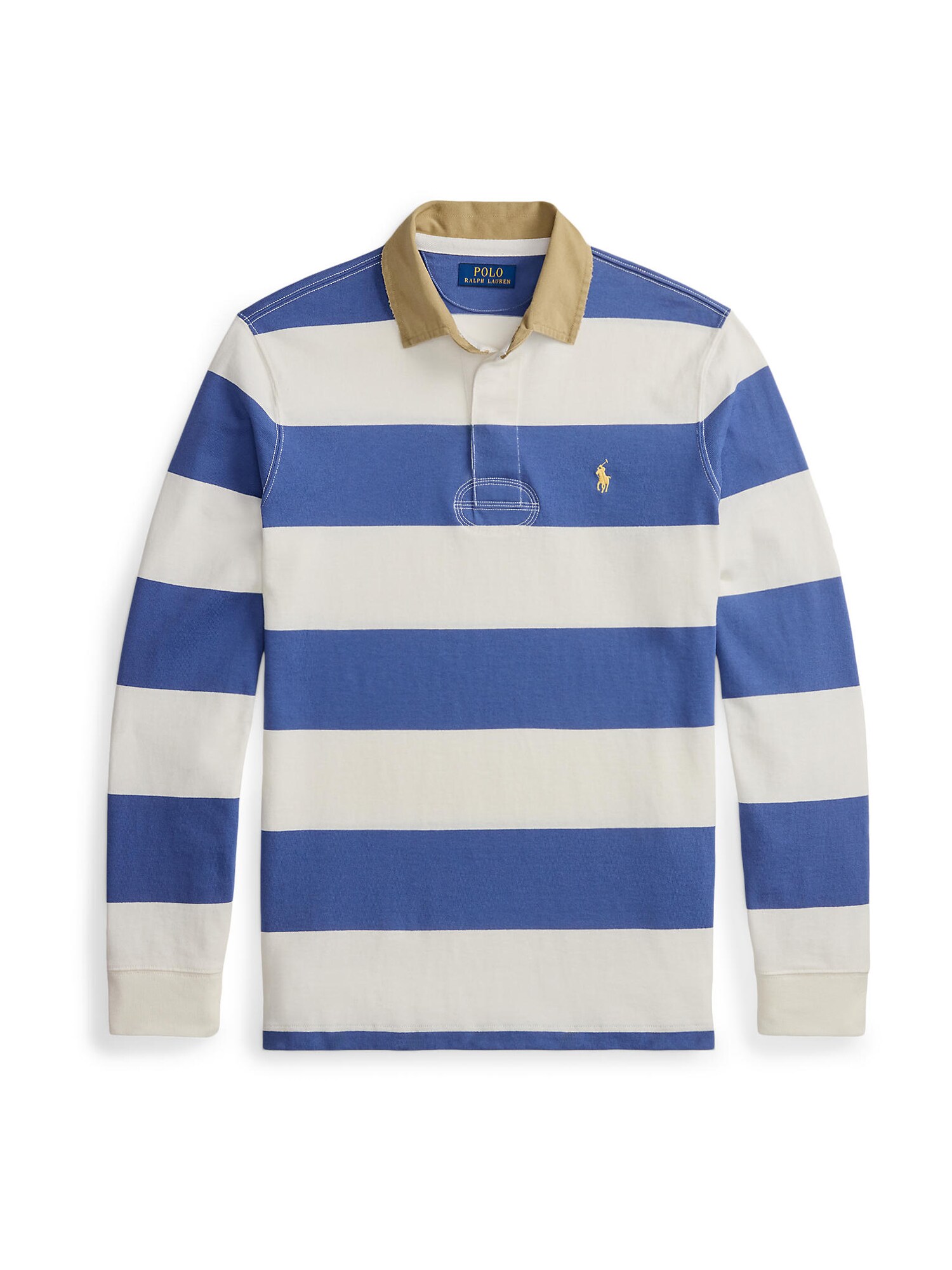 Polo Ralph Lauren Tricou  bej închis / albastru regal / alb