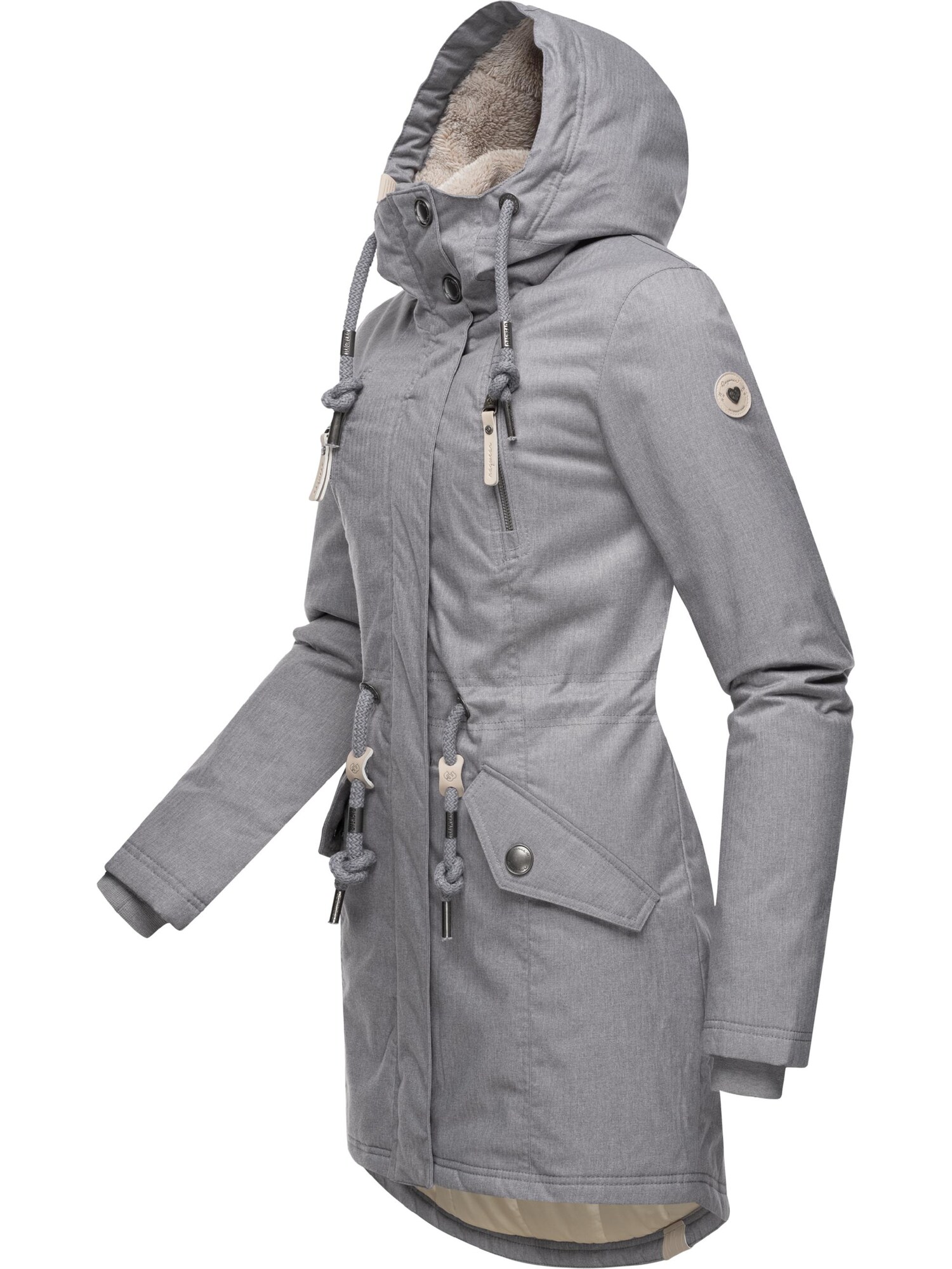 Ragwear Funkcionális kabátok 'Elsie'  bézs / szürke termék 2. képe